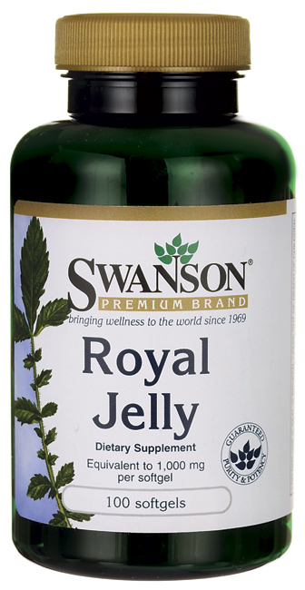 (Pre-order) Swanson Premium Royal Jelly Equivalent to 1,000 mg 100 Sgels