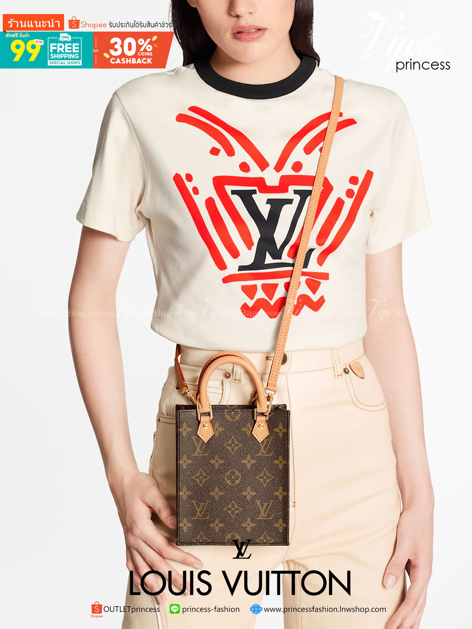 LV Petit Sac Plat / LV MINI TOTE เกรดใช้งานสลับใบจริงได้ เทพออริจินอล เนื้องานสวยงาม หนังแท้ ภาพสินค้าถ่ายจากงานขายจริงใช้งานต่างประเทศได้