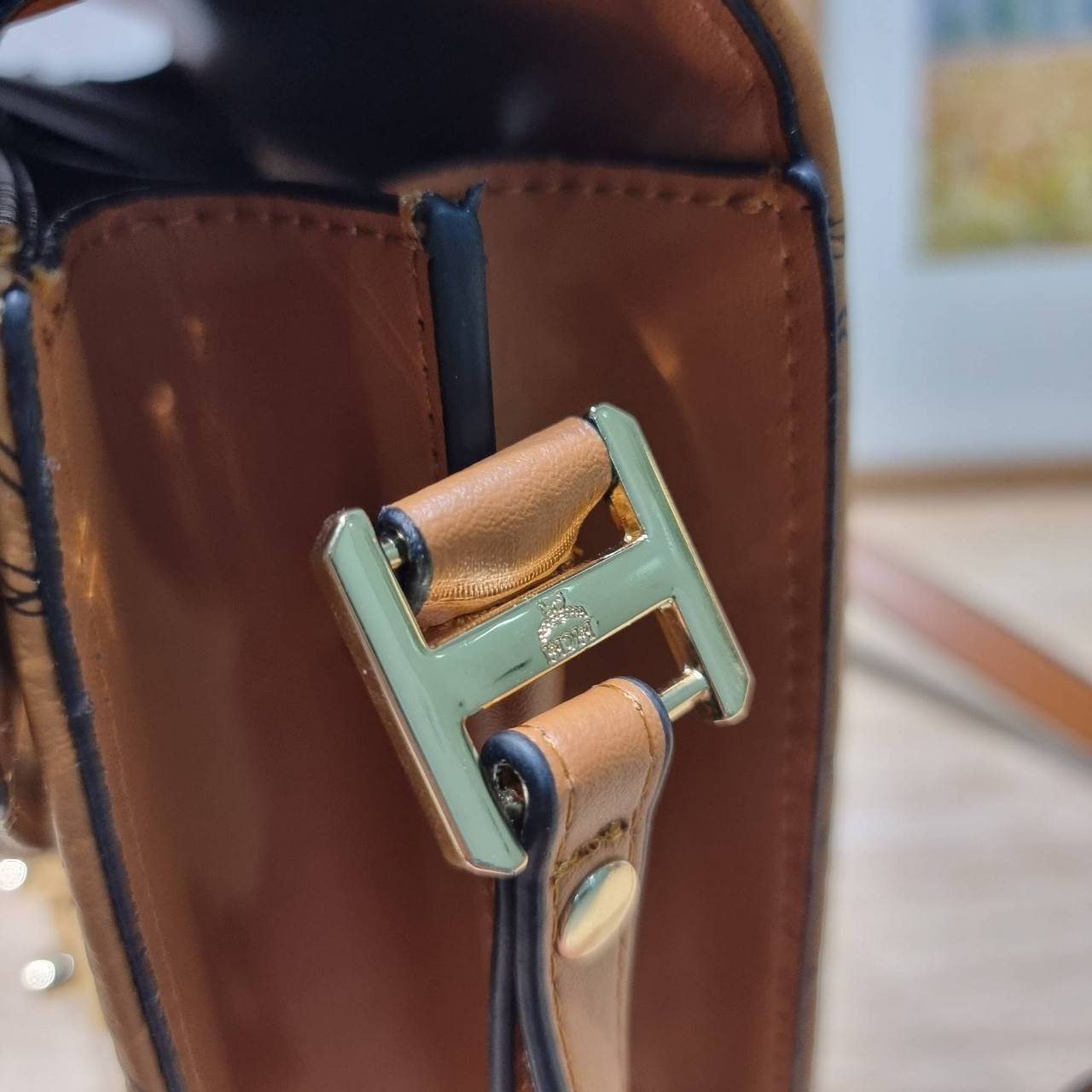 M.C.M PATRICIA SHOULDER BAG IN VISETOS กระเป๋าสะพายไหล่/ข้าง ดีไซน์ได้อย่างมีสไตล์ เกรดออริ สลับแท้ 1:1 ใช้งานต่างประเทศได้ ภาพถ่ายจากงานขายจริง