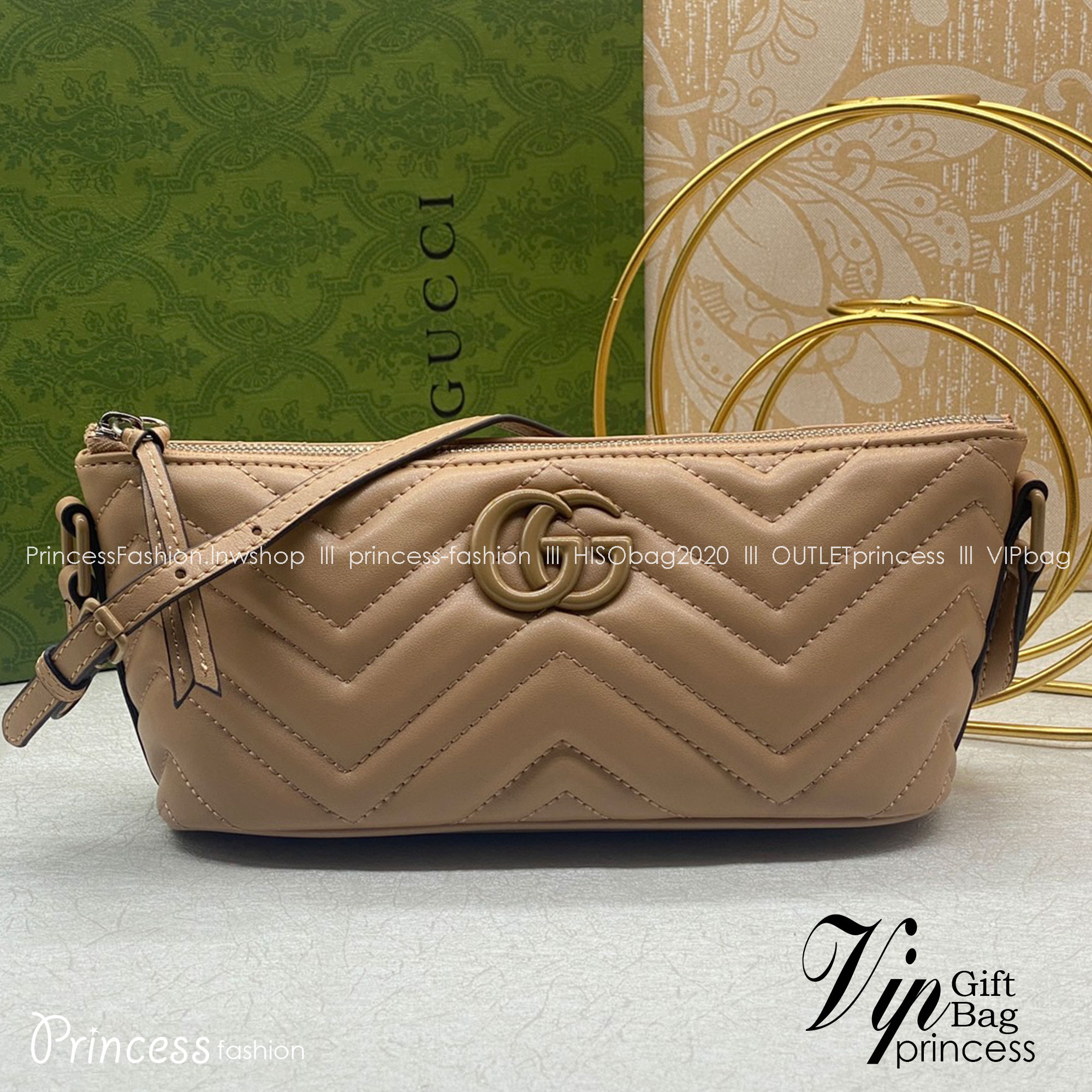 GUCCI GG Marmont Matelasse shoulder bag / GUCCI Marmont เกรดออริจินอล 1:1 ใช้งานต่างประเทศได้ รุ่นใหม่ล่าสุด