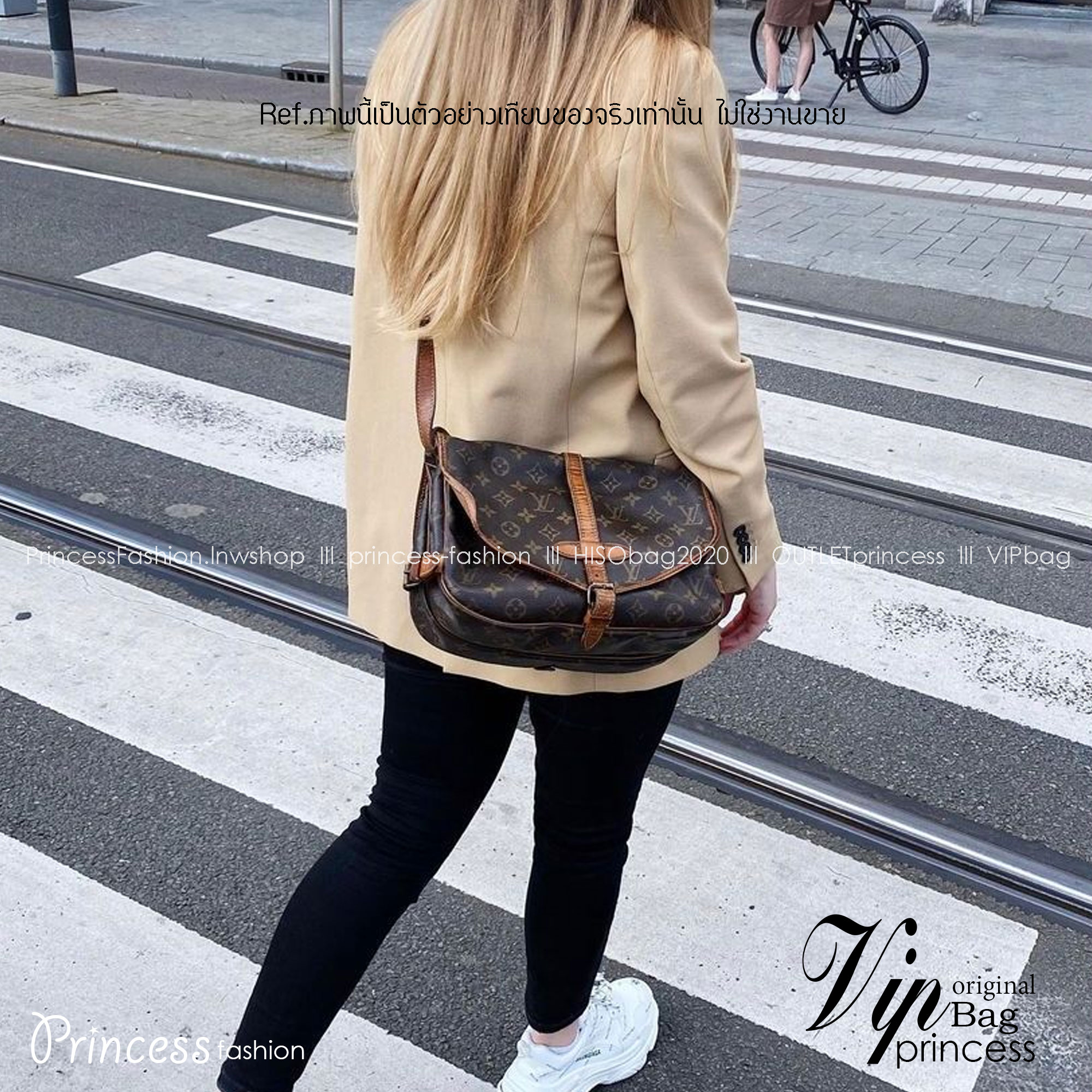 LV SAUMUR MM MONOGRAM BAG / LV Crossbody bag กระเป๋าสะพายพิมพ์ลายโมโนแกรมสุดหรูจากแบรนด์ดัง รูปทรงใช้งานง่าย ภายในจุของได้เยอะ ตอบโจทย์ให้กับทุกลุคทุกสไตล์ ใช้เป็น every ได้เลยค่ะ