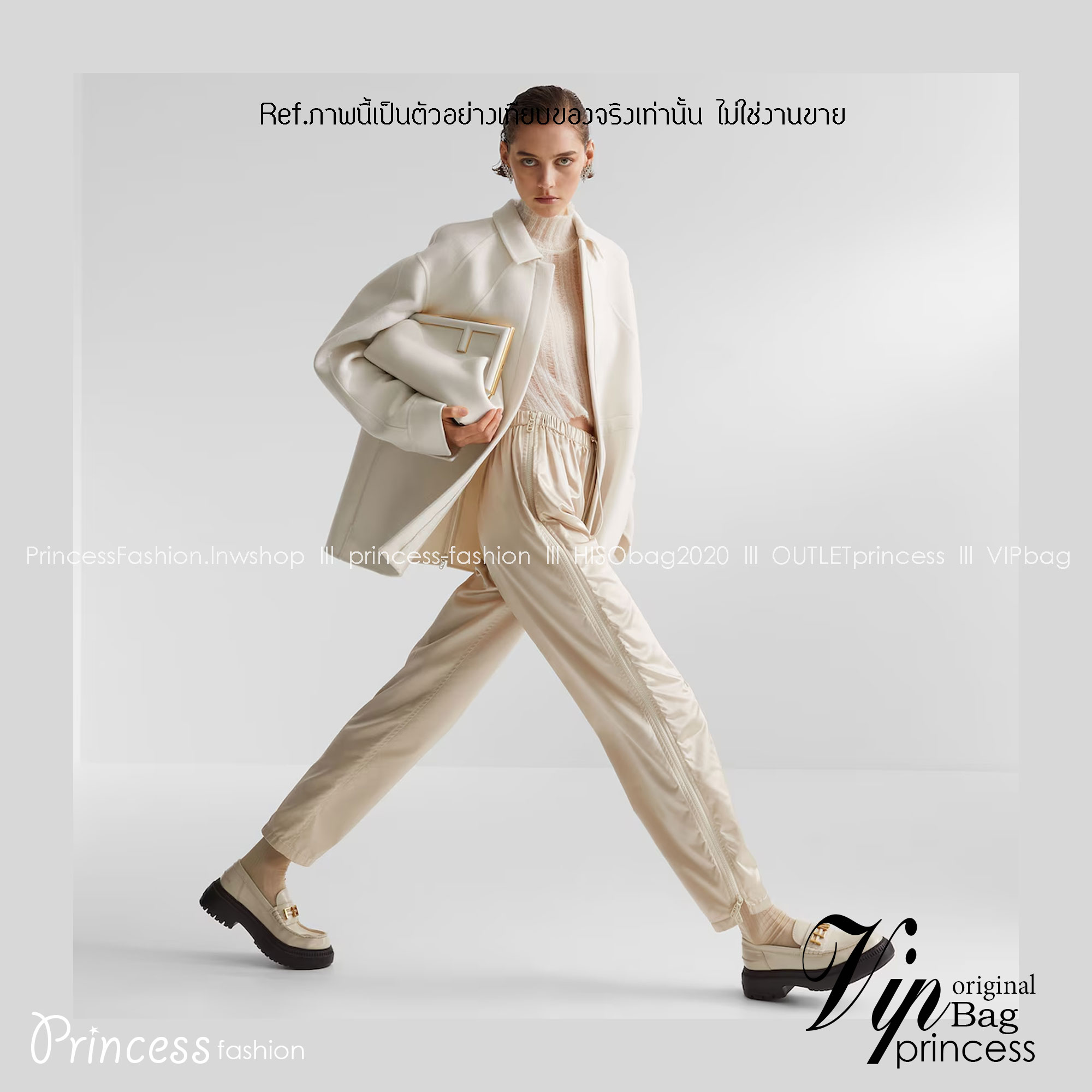 พร้อมส่ง 6 สี FENDI First Midi bag กระเป๋าทรงคลัชมาพร้อมสายสะพาย รูปลักษณ์สวยงามทันสมัย 🧡 เกรดออริจินอล 1:1 สลับแท้ ใช้งานต่างประเทศได้