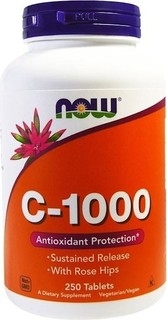 ส่งฟรีลงทะเบียนมีพร้อมส่งค่ะ Now Foods C-1000 250 Tablets