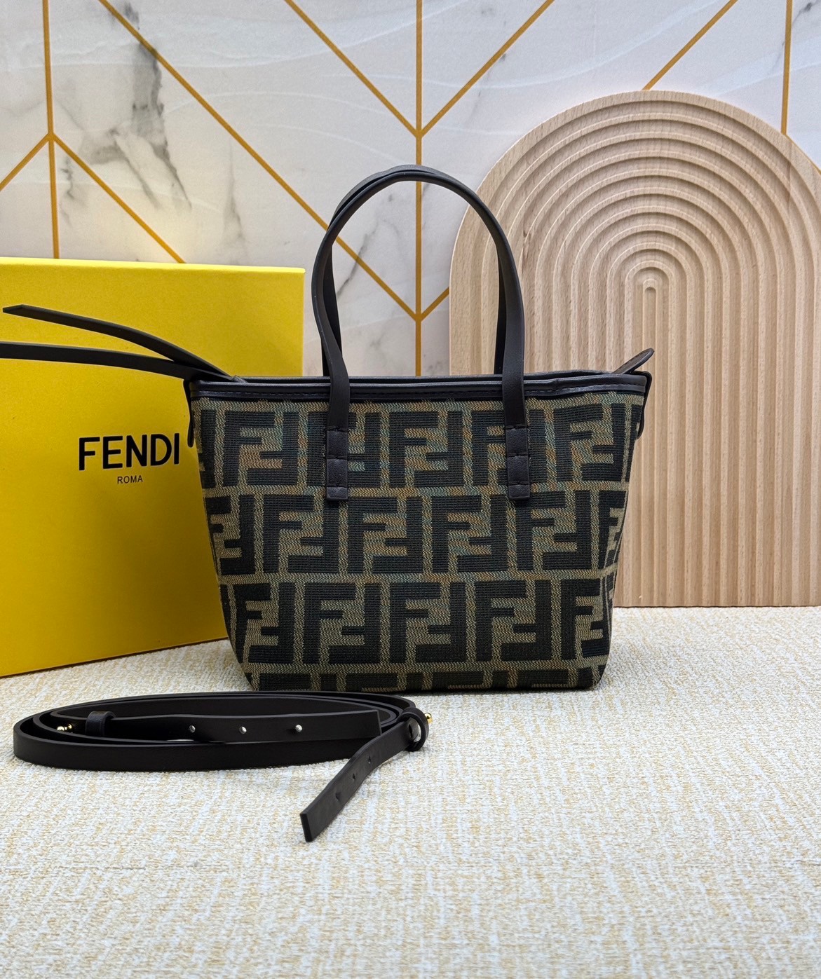 Fendi Roll Mini FF jacquard mini bag / YSL TOTE BAG MINI กระเป๋าสะพายทรงโท้ทไซส์มินิ เกรดออริ 1:1 ใช้งานต่างประเทศได้