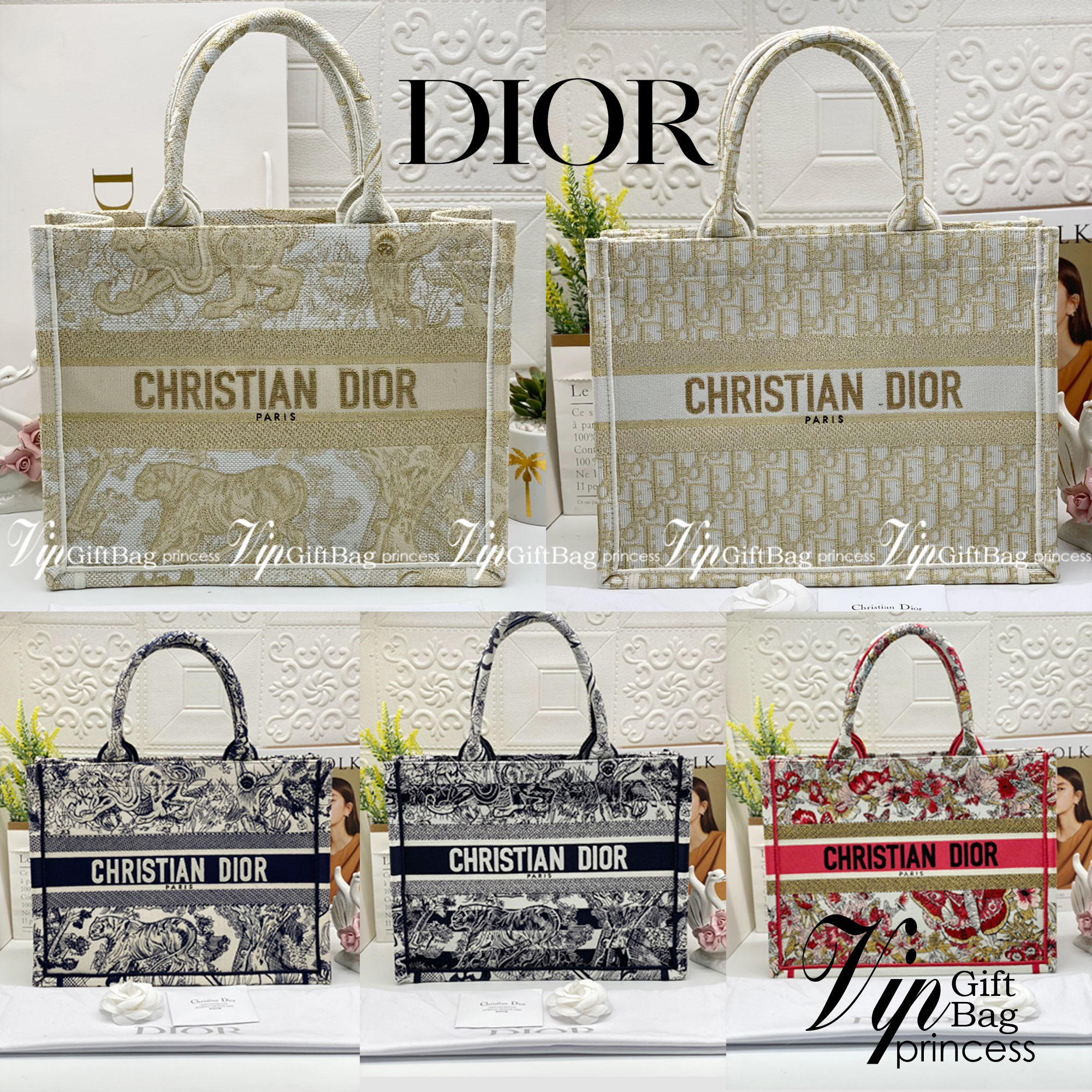 CHRISTIAN MEDIUM DIOR BOOK TOTE เอกลักษณ์ของความหรู เป็นทางช็อปปิ้งBag ที่ต้องมี ภายในโล่งกว้างมาก ใส่ของแบบแน่นๆ จุๆไปได้เลย น้ำหนักเบาสบาย งานออริปักขึ้นรูปสวยมาก มี code stamp พร้อมส่งที่ไทย ภาพสินค้าถ่ายจากงานขายจริง ใช้งานต่างประเทศได้ค่ะ