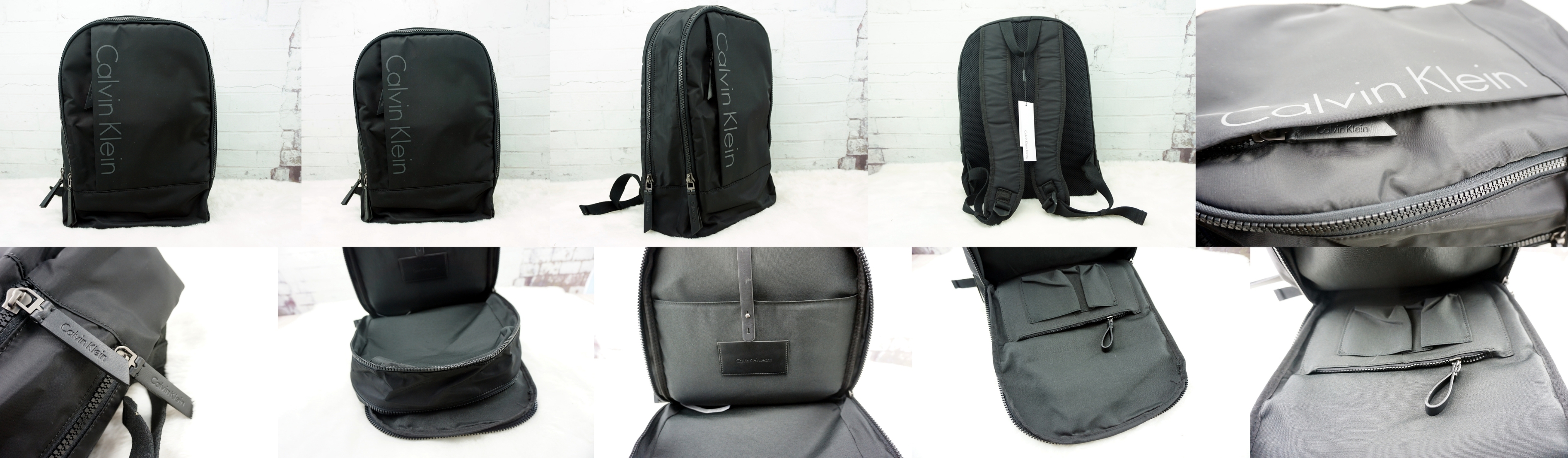 Calvin Klein Jeans back pack กระเป๋าเป้ดีไซน์เท่ห์ วัสดุ Nylon + Polyester 100 % - น้ำหนักเบา มีช่องด้านหน้าเปิด ปิดกระเป๋าด้วยซิป - ด้านหน้าสกรีน logo brand - หัวซิปปั๊มโลโก้แบรนด์ - ภายในกว้าง ใส่ Laptop, A4 ได้หมด - ภายในมีช่องซิปเล็ก ให้แยกใส่ของจุกจิ