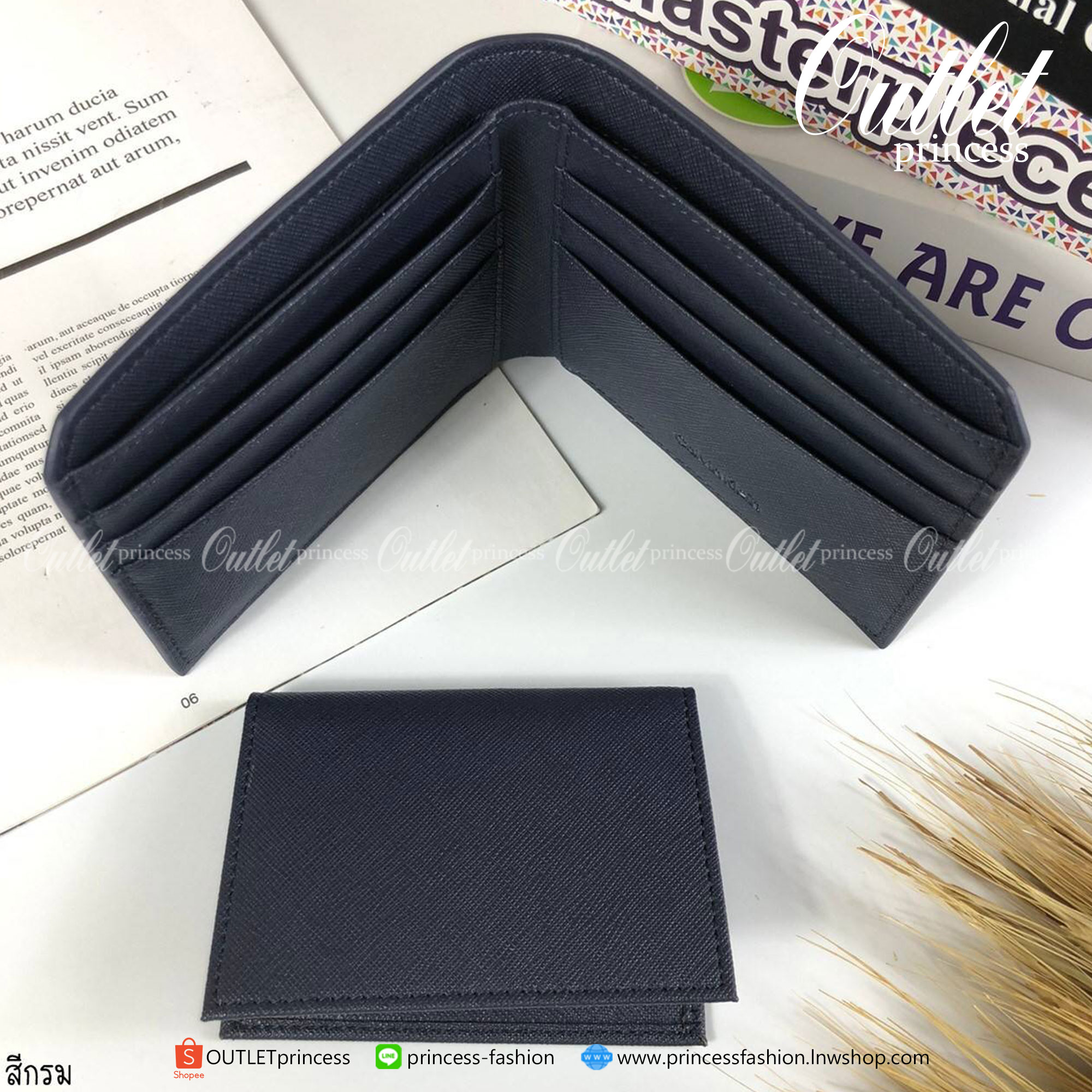 ของแท้ 100% 👍 Calvin Klein Leather Belt & Wallet Set เซตสุดคุ้ม ซื้อ 1 ได้ ถึง 3 สีกรม