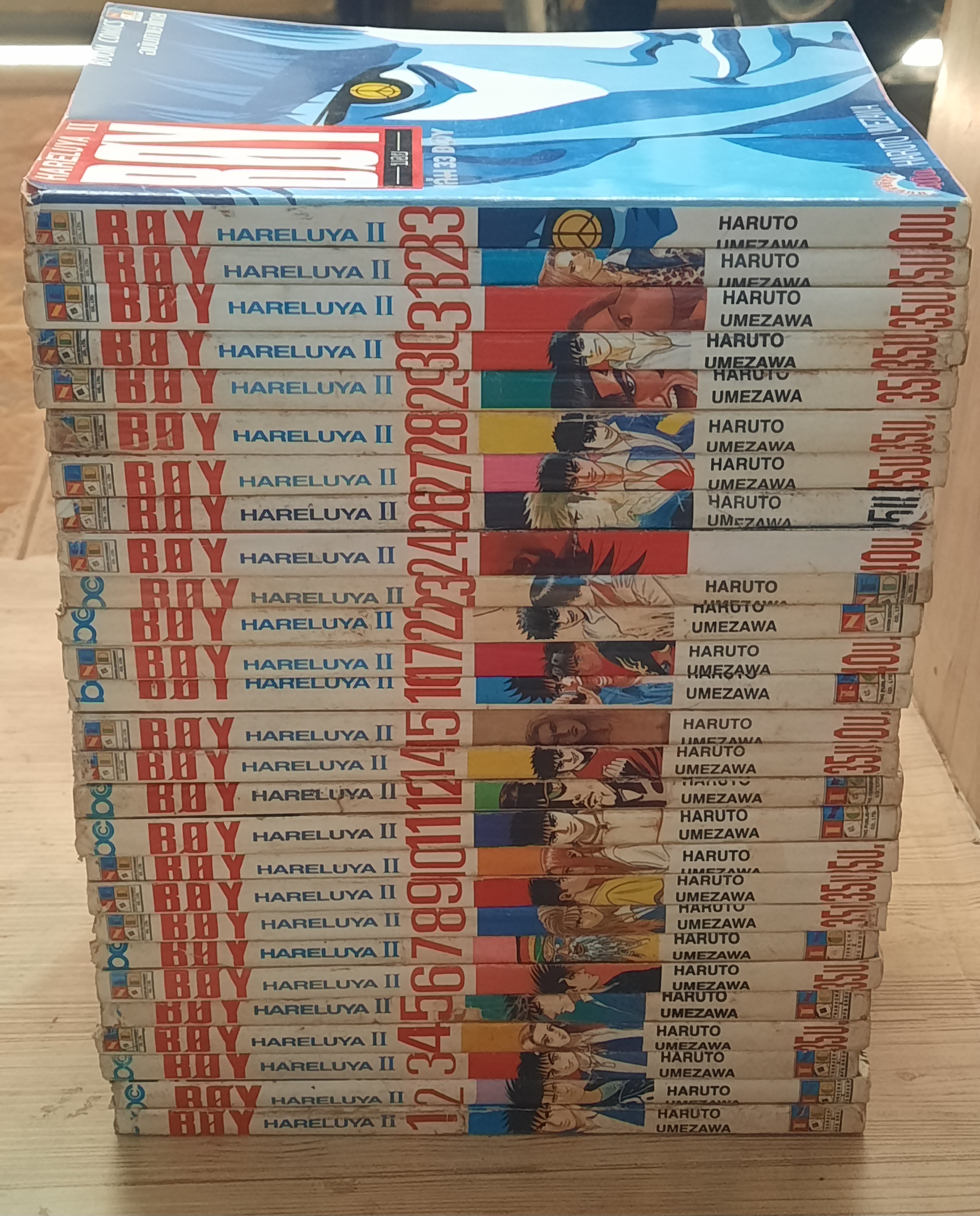 BOY HARELUYA II ชุด เล่ม 1-33 (ขาดเล่ม 13,18,19,20,21,25) 33 เล่มจบ (สภาพสะสม)