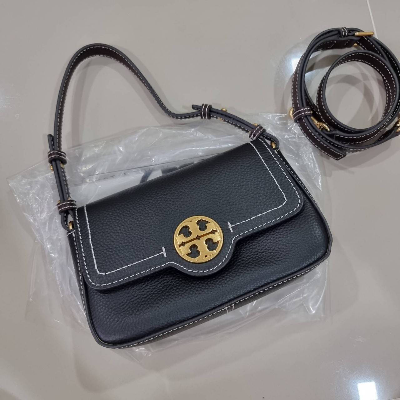 MINI พร้อมส่ง 2 สี TORY BURCH FELIX MINI CROSSBODY BAG กระเป๋าสะพาย เกรดท็อปออริ เกรดดีสุด สลับแท้ 1:1