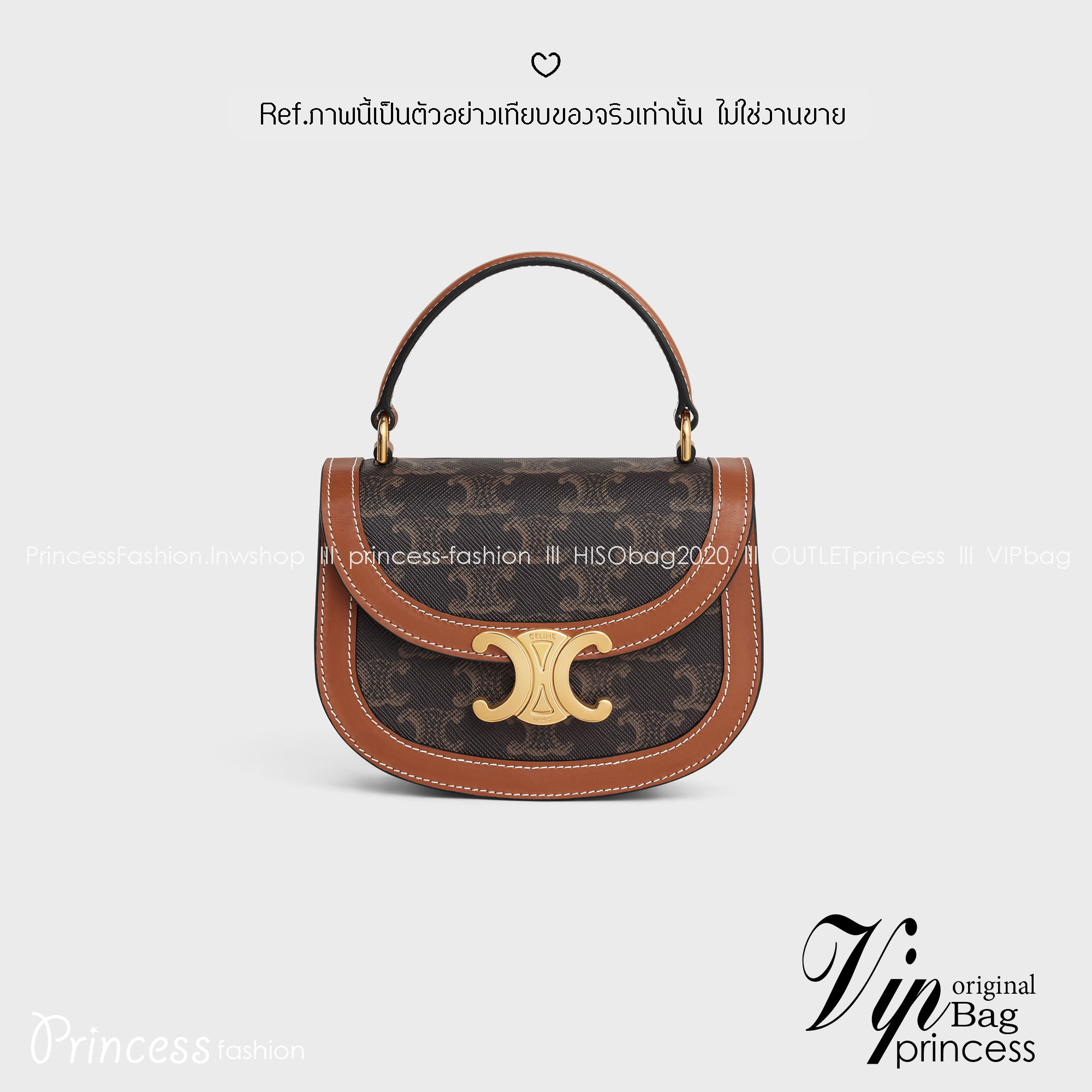 CELINE MINI BESACE CLEA in Triomphe canvas and leather กระเป๋าสะพายพร้อมหูจับถนัดมือ ใหม่ก่อนใคร น่ารักสุดปัง รูปทรงย้อนยุค สไตล์วินเทจลัคชู ภายในเป็นช่องโล่ง มีช่องย่อยให้อีก เป็นไอเท็มที่ควรต้องมีจริงๆ