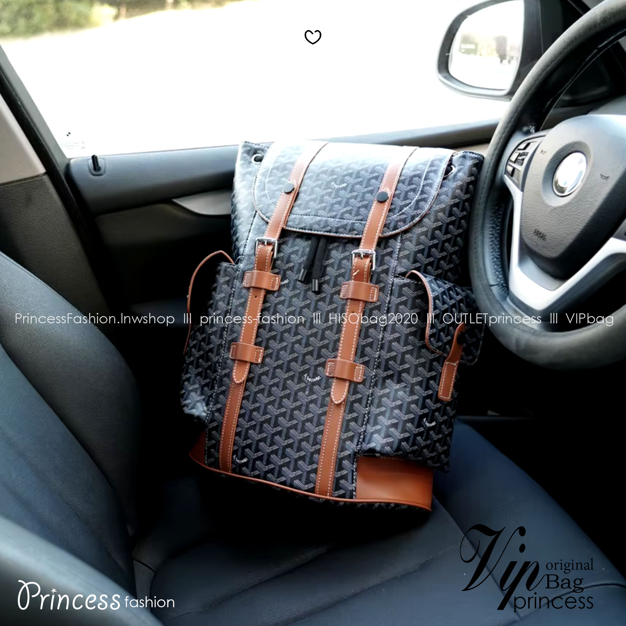 Goyard Backpack Bag Large Size กระเป๋าเป้ใบใหญ่ ดีไซน์สวยคลาสสิกเป็นเอกลักษณ์ ใช้ได้ทั้งหนุ่มๆและสาวๆ ตกแต่งลวดลายโลโก้แบรนด์เรียบหรู ภายในจุของได้เยอะมาก ใหญ่จริง!! ใบนี้คุ้มค่าราคามากๆ ทั้งดีไซน์และฟังก์ชั่นการใช้งาน ตอบโจทย์แน่นอน จะใส่เสื้อผ้าสำหรับ s