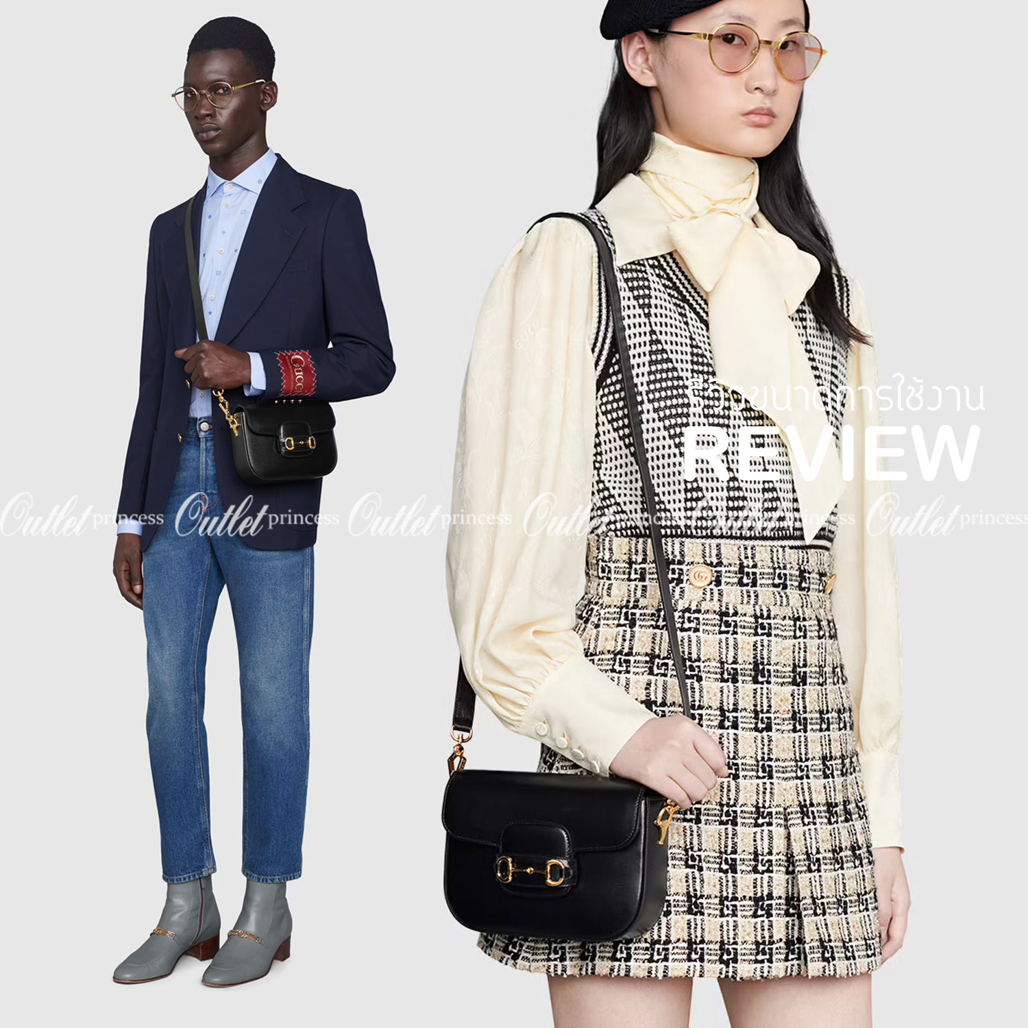 VIP GIFT 】หนังแท้ GUCCI Gucci Horsebit 1955 mini bag ที่สุดของรุ่นที่ฮอตหนักมาก คอลเลคชั่นที่ยอดขายดีตั้งแต่วันแรกที่ลง shop ด้วยรูปทรงที่กะทัดรัด ตอบโจทย์ได้ทุกลุค ทุกไลฟ์สไตล์ ใช้งานได้ง่ายคล่องตัว เรียกได้ว่าใครไม่มีได้ยังไง สวยขนาดนี้!!