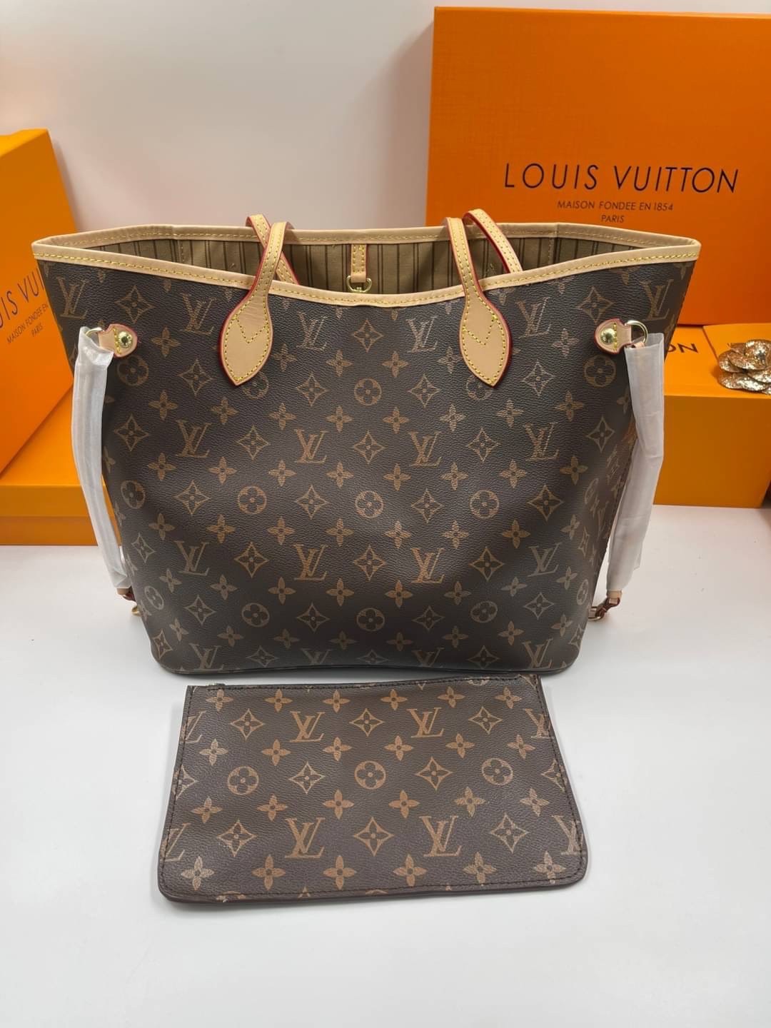 LV Neverfull GM Monogram 36cm / LV Shopping Bag พร้อมส่ง 4 สี **สินค้าเกรดออริจินอล 1:1 สลับแท้