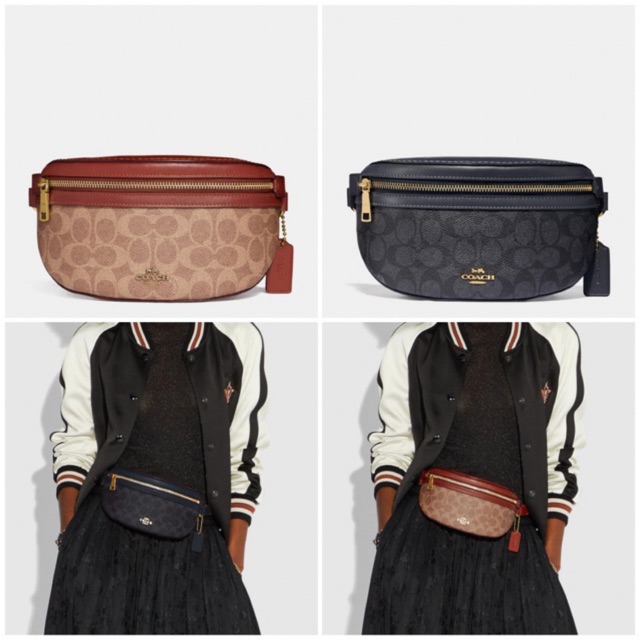 COACH BELT BAG ((39937)) กลับมาอีกครั้ง สวยเหมือนเดิมค่ะ😘 กระเป๋าคาดอก//คาดเอว หนังแท้นิ่ม สวยงามค่ะ ด้านหน้ามีช่องซิป ใส่กระเป๋าเงินใบกลางได้;มือถือได้ทุกรุ่น;พาสปอร์ตได้ค่ะ ด้านหลังมีช่องซิปให้อีกช่องใส่ของจุกจิก สายคาดเลื่อนปรับได้ฟรีไซด์ตามขนา