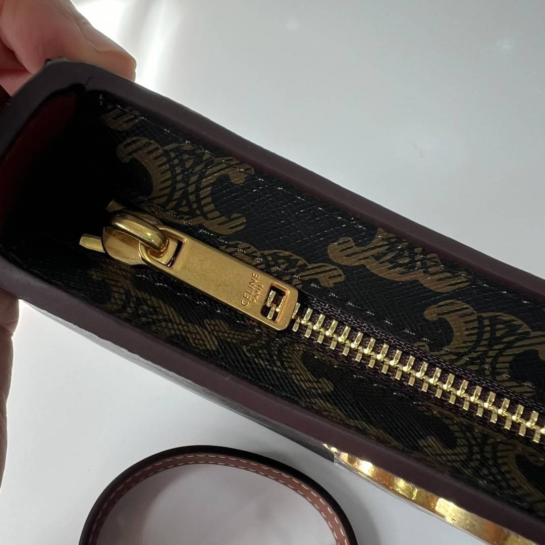 CELINE MEDIUM TILLY BAG IN SHINY CALFSKIN กระเป๋าสะพายไหล่/สะพาย คอลใหม่ทรงสวย มาแรง สวยหรูหรา