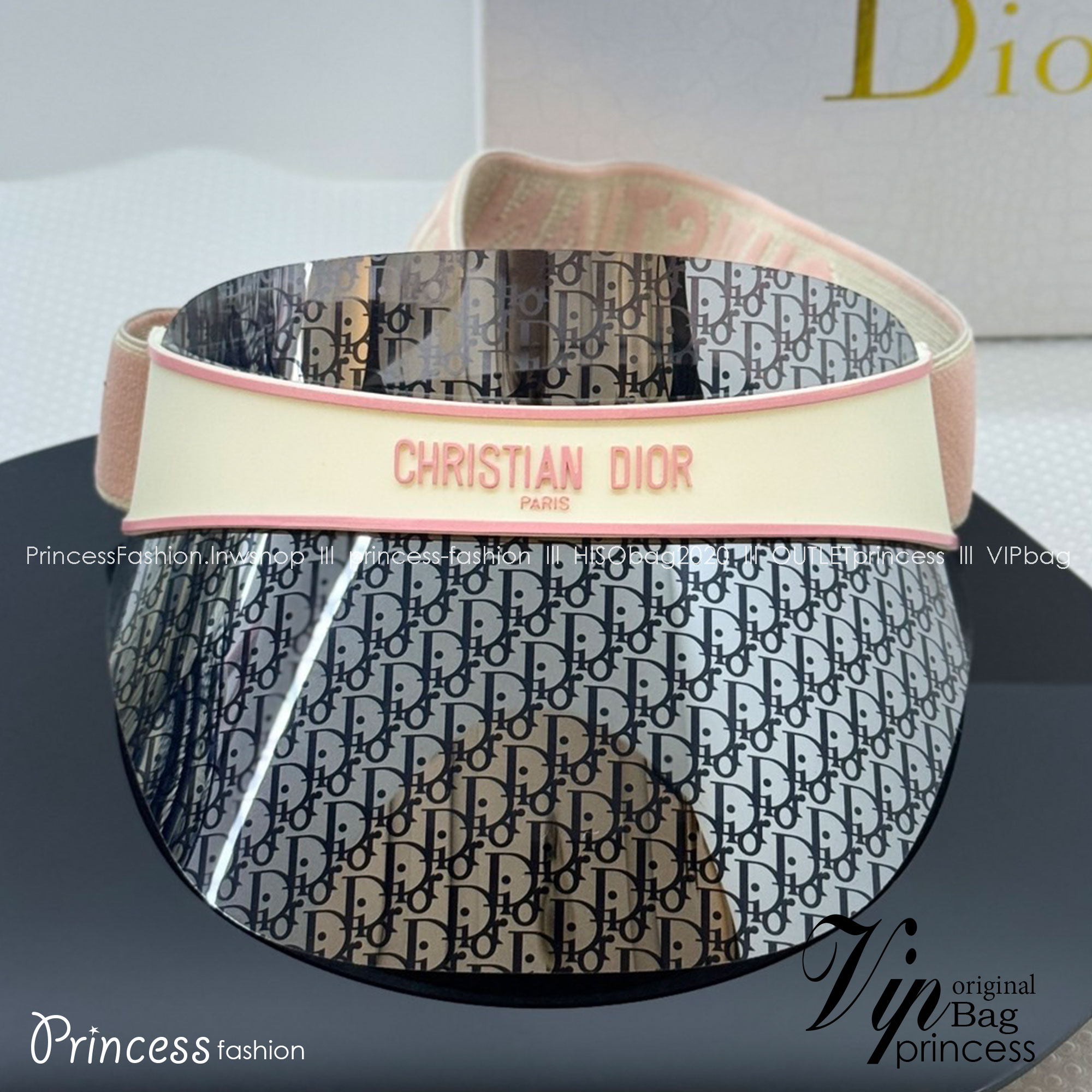 พร้อมส่ง 2สี DiorClub V1U Oblique Visor / Dior oblique visor hat หมวกสไตส์สปอร์ตดิออร์ เกรดออริ สลับแท้ 1:1 ใช้ต่างประเทศได้