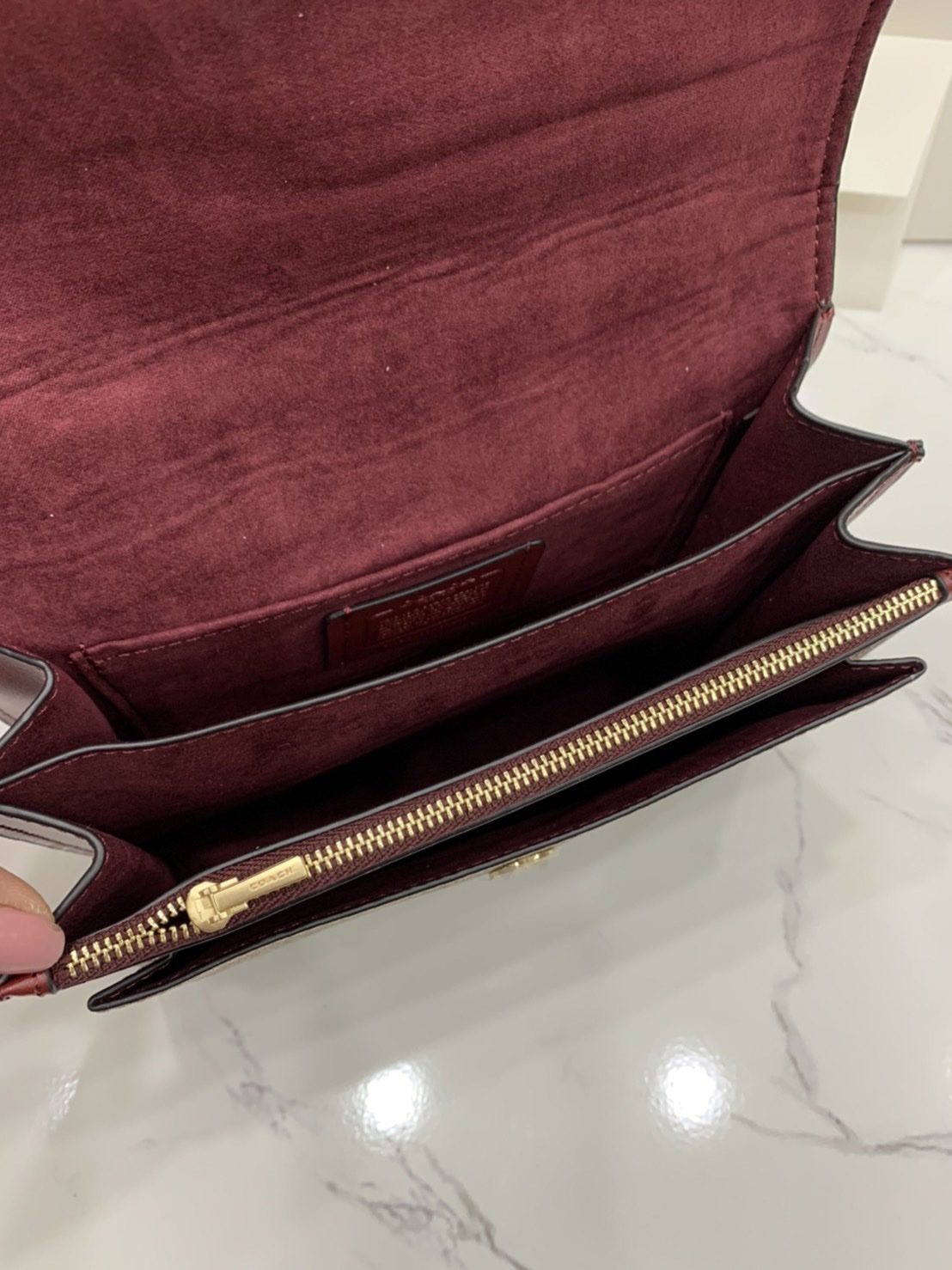 COACH KLARE CROSSBODY WITH RAINBOW LINEAR QUILTING (COACH C1446)