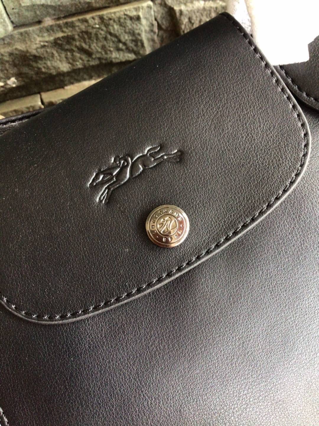 ของแท้ LONGCHAMP LE PLIAGE CUIR TOP HANDLE BAG S รุ่น 1512 กระเป๋าถือขนาดกำลังดี วัสดุหนังแกะ Metis