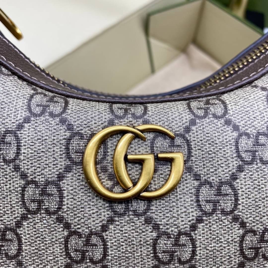 GUCCI Aphrodite small shoulder bag / GC crossbody pouch bag เกรดออริ กระเป๋าสะพายทรงคลาสสิค ดีไซน์ย้อนยุคผสานความโมเดิร์นด้วยรูปทรงพอช ที่ใช้งานได้ทุกสไตล์