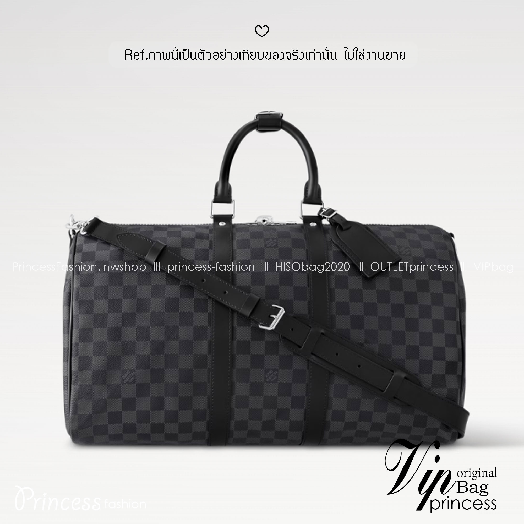 LV Keepall Bandoulière 45 Monogram Eclipse / Damier Graphite Canvas กระเป๋าเดินทางแบบดัฟเฟิล เป็นรุ่นที่เคียงข้างนักเดินทางรอบ สวยหรูโลกสง่างามตลอดกาล มีไว้ไม่มีเอาท์ เกรดท็อป ออริ เทียบแท้ 1:1 เกรดดีสุด