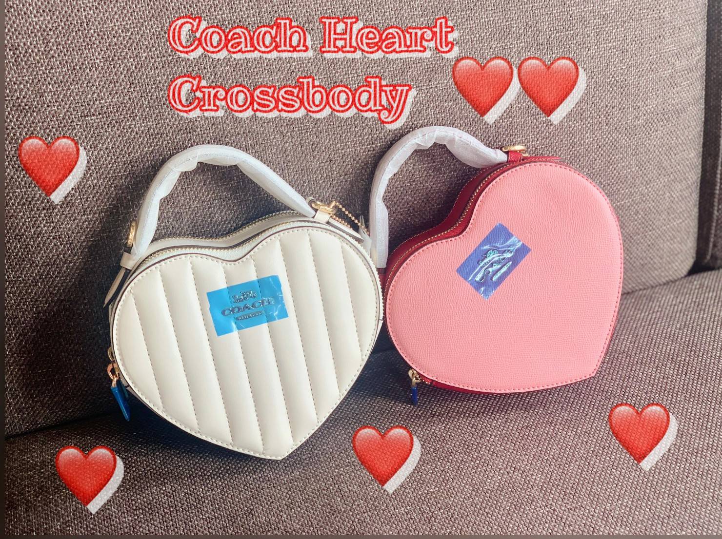COACH HEART CROSSBODY BAG ((C5118//C5119)) 💥Limited edition หลงรักแน่นอน💋 พร้อมส่งที่ไทยก่อนใครวันนี้! ✔️กระเป๋ารูปหัวใจน่ารักมากๆค่ะ หนังแท้อย่างดีสวยงาม