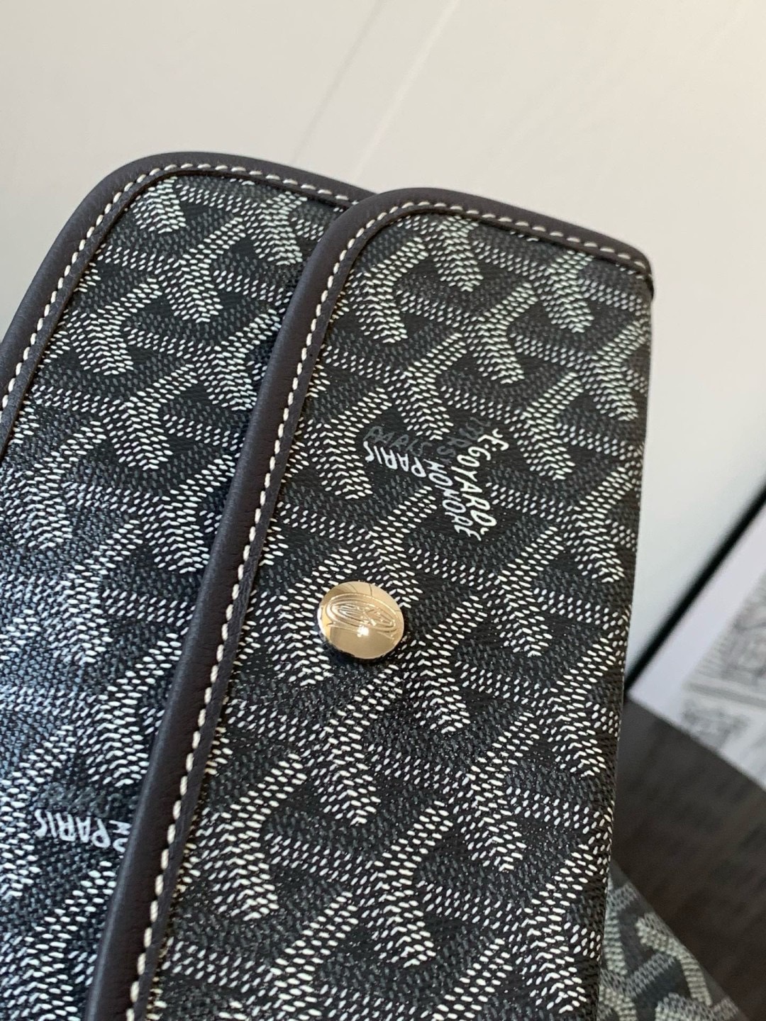 GOYARD GM TOTE BAG กระเป๋าทรงโท้ทใบใหญ่ หนังแท้สวยเป๊ะ เกรดท็อปออริ สลับแท้ 1:1 เกรดดีสุด ใช้ต่างประเทศได้ ผ่านทุก ตม.