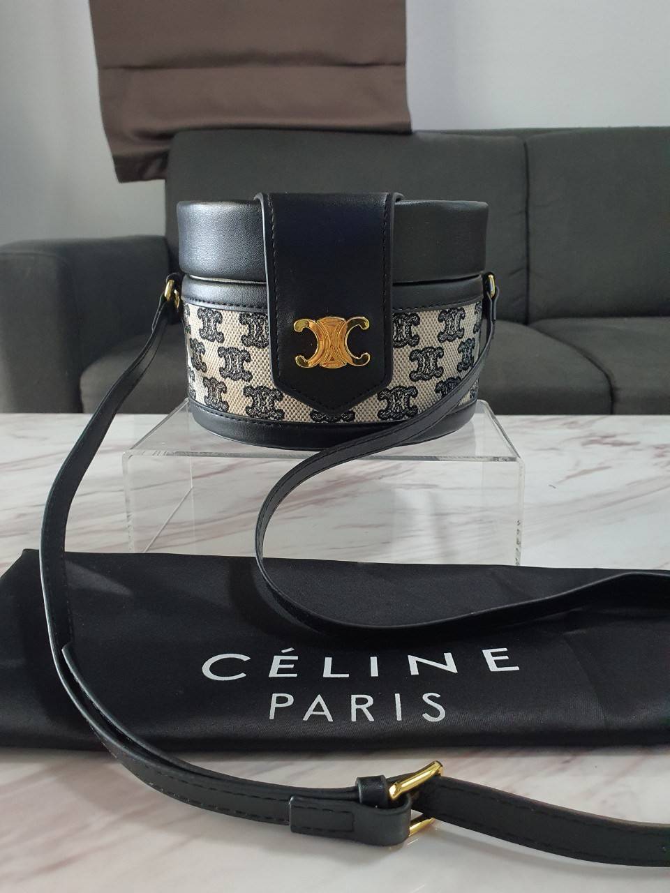 พรีเมี่ยมกิ๊ฟแท้ 100% 】CELINE CROSSBODY BAG VIP GIFT WITH PURCHASE (GWP) พรีเมี่ยมกิ๊ฟ Limited Edition จาก CELINE PERFUME DUTY FREE COUNTER
