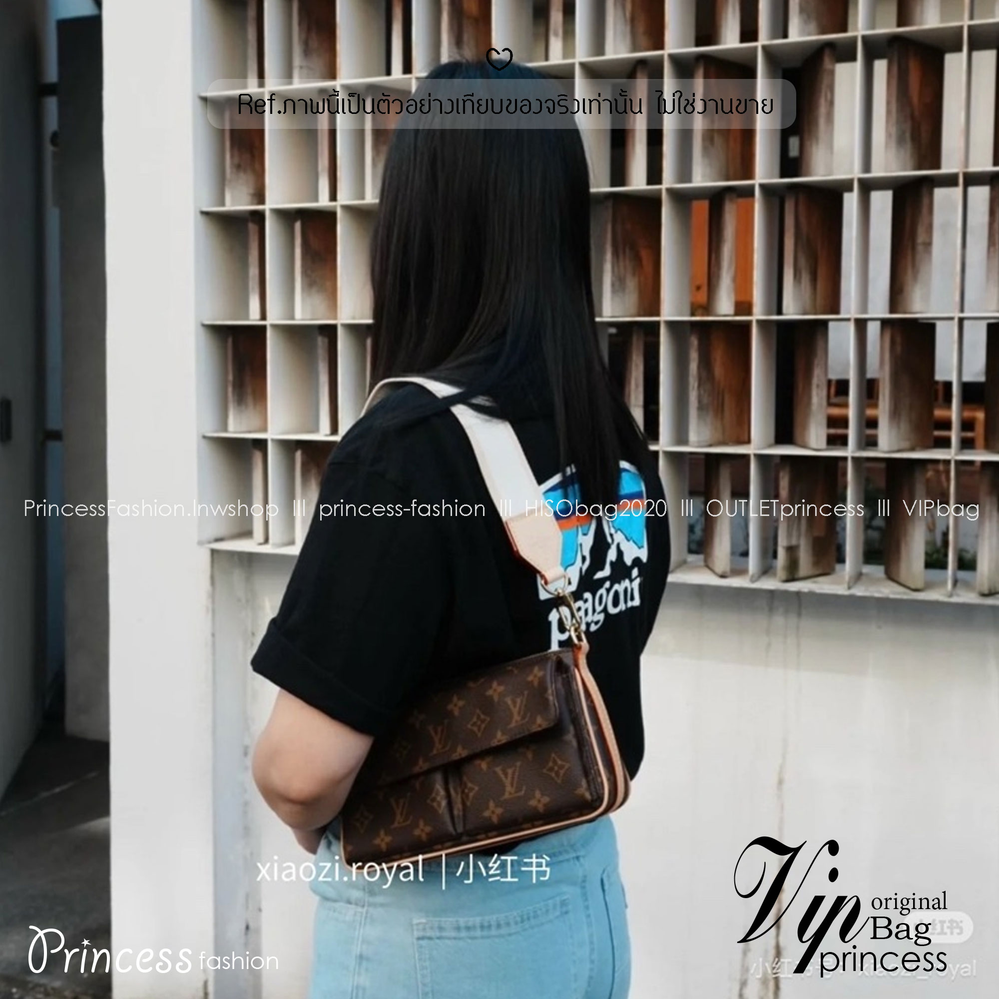 LV Vivacité bag Monogram Canvas กระเป๋าสะพายมัลติ/กระเป๋าถือรุ่น รุ่นมัลติขนาดกำลังสวย ใช้งานได้อย่างคล่องตัว สวยหรู สะดวกใช้มากๆตรงด้านหน้า ดีไซน์แบ่งเป็นกระเป๋าเล็กไว้ให้เก็บของจุกจิก สวยหรูดูแพง