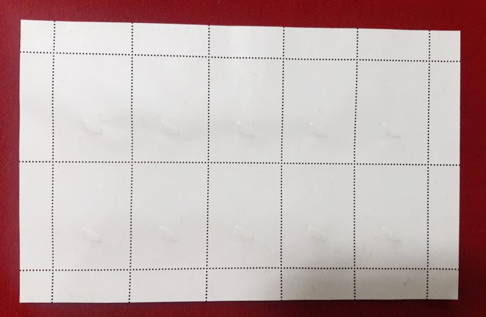 แสตมป์ข้าวของพ่อ (มีเมล็ดข้าวพระราชทาน)(เต็มแผ่น)ค่ะ