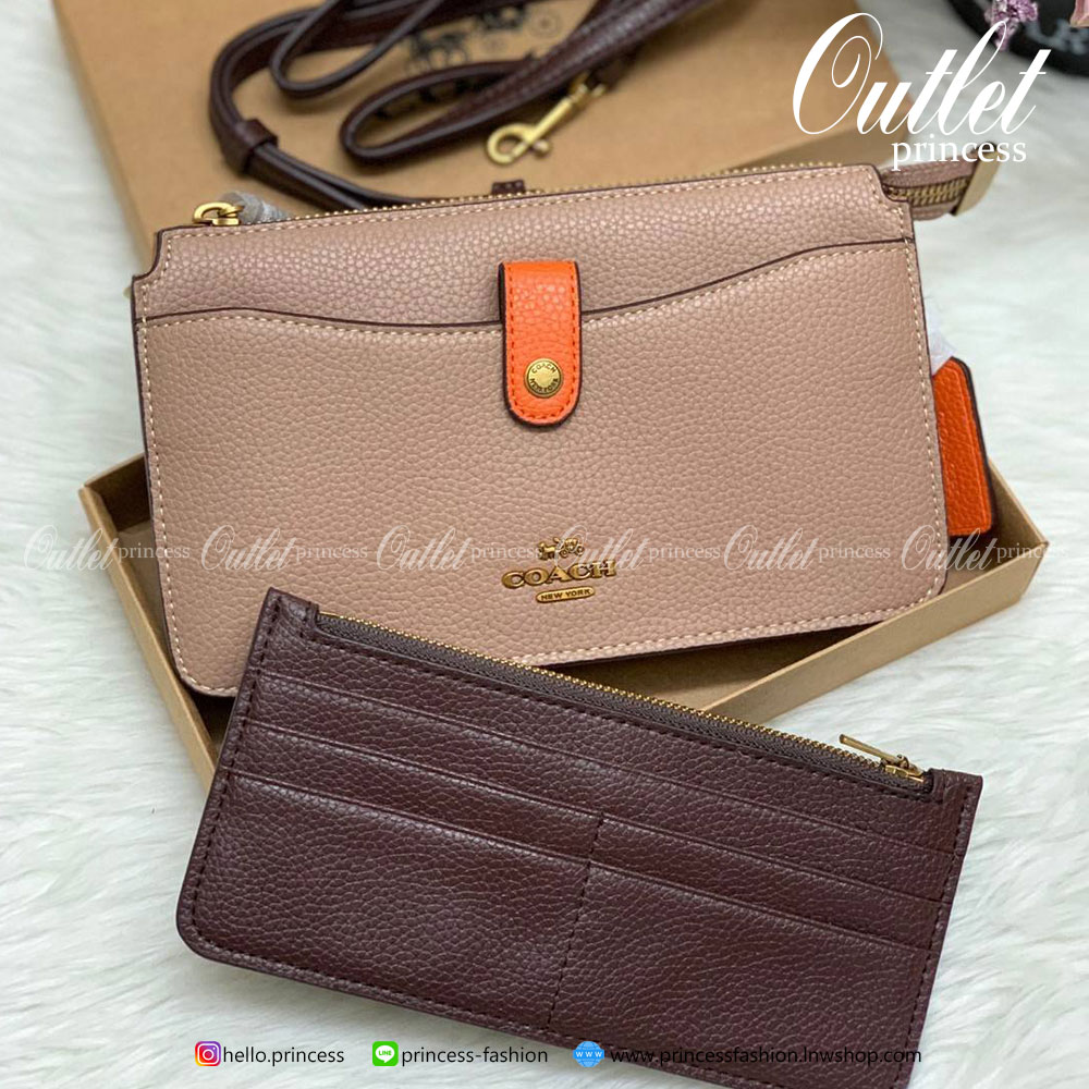 COACH Noa Pop-Up Messenger In Colorblock Signature Bag ((73316//37458//31864)) 💋ได้ไปสุดคุ้ม ไม่ผิดหวังแน่นอนจ้าา!! กระเป๋าแบบคลัท//สะพายข้างได้//ครอสบอดี้ร์ได้ วัสดุหนังแท้ หนังนิ่มสวยค่ะ ช่องหลักเปิดปิดแบบซิป ภายในกว้าง ใส่มือถือได้ทุกรุ่น;กระเป