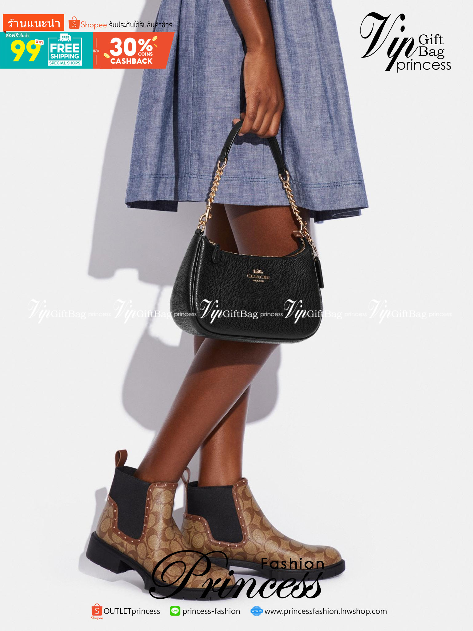 พร้อมส่งครบสี สวยทุกสีเลยค่า😘 ((CA173//CA209//CA548)) COACH TERI SHOULDER BAG 🔹กระเป๋าทรงพอช ในรูปแบบหนังแท้ หนังนิ่มสวยมากค่ะ