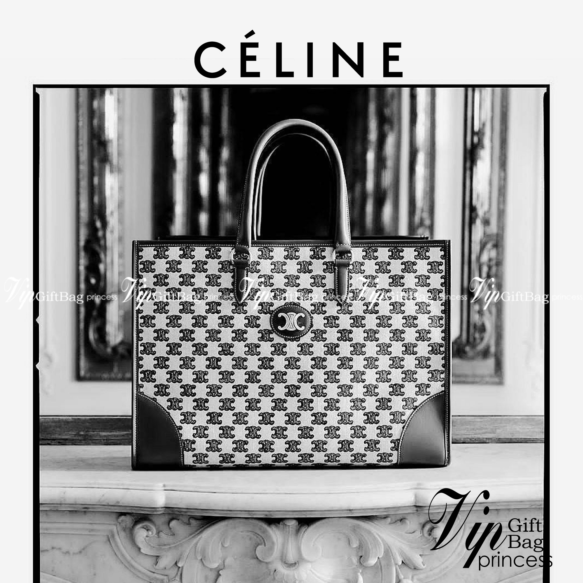 CELINE LARGE TOTE BAG VIP วัสดุ CANVAS ทรงเหลี่ยมดีไซน์ Casual สวยคลาสสิคสไตล์สาว Lisa ใบใหญ่ใส่สัมภาระได้เยอะจุใจภายในโล่งกว้าง ใส่เอกสาร A4 หนังสือ กระเป๋าสตางค์ มือถือ ของใช้ได้เยอะ หูจับหนังเเข็งแรงจับถนัดมือจะถือหรือสะพายก็ดูดี ไอเท็มแนะนำฮิตพร้อมส่ง