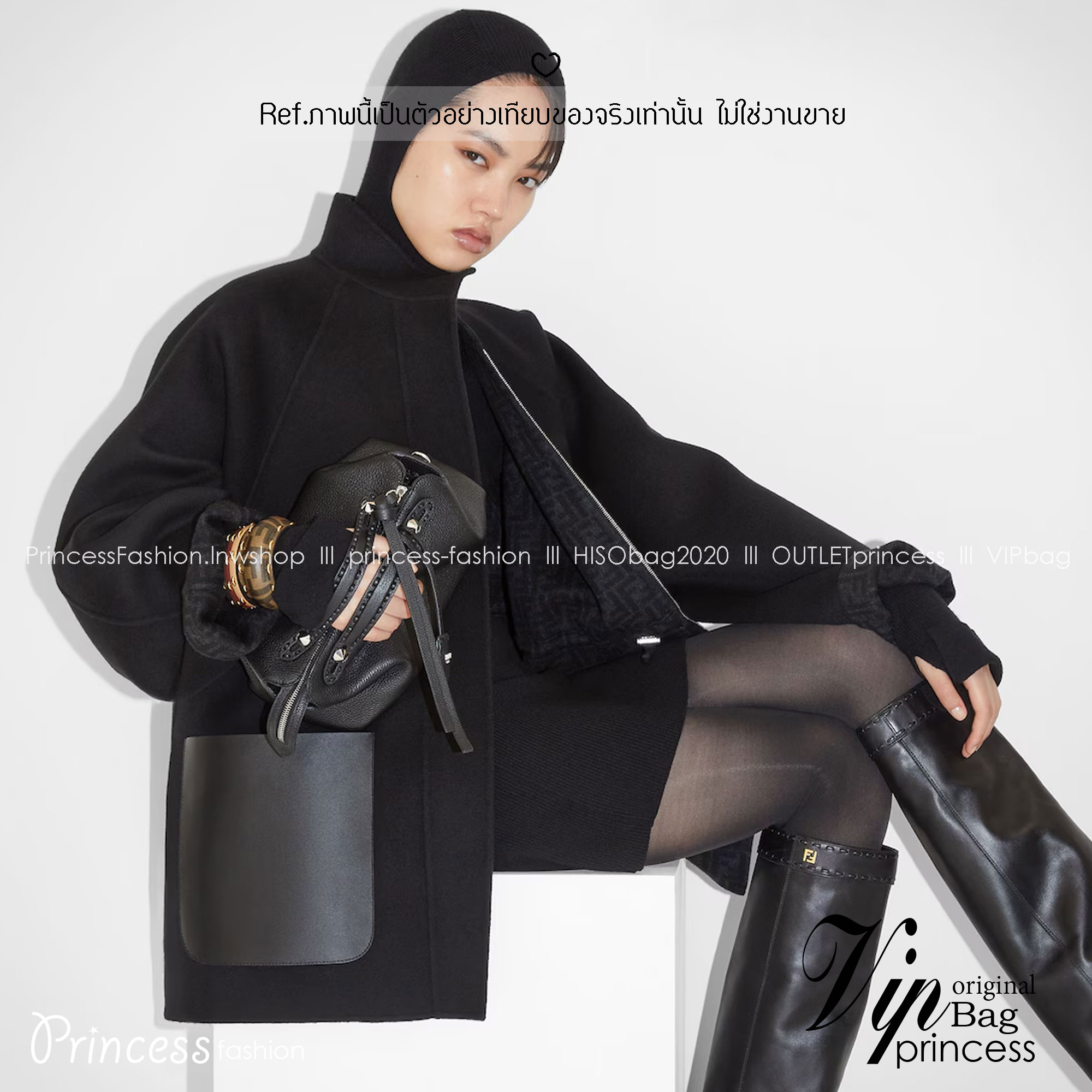 FENDI Medium By The Way Selleria Shoulder Bag กระเป๋าสะพายรุ่นใหม่ล่าสุด รูปทรงใช้งานง่าย โมเดิร์นและหรูหราขึ้น สไตล์ไม่ซ้ำภายในโล่งกว้าง ใส่ของสำคัญได้สบายๆ