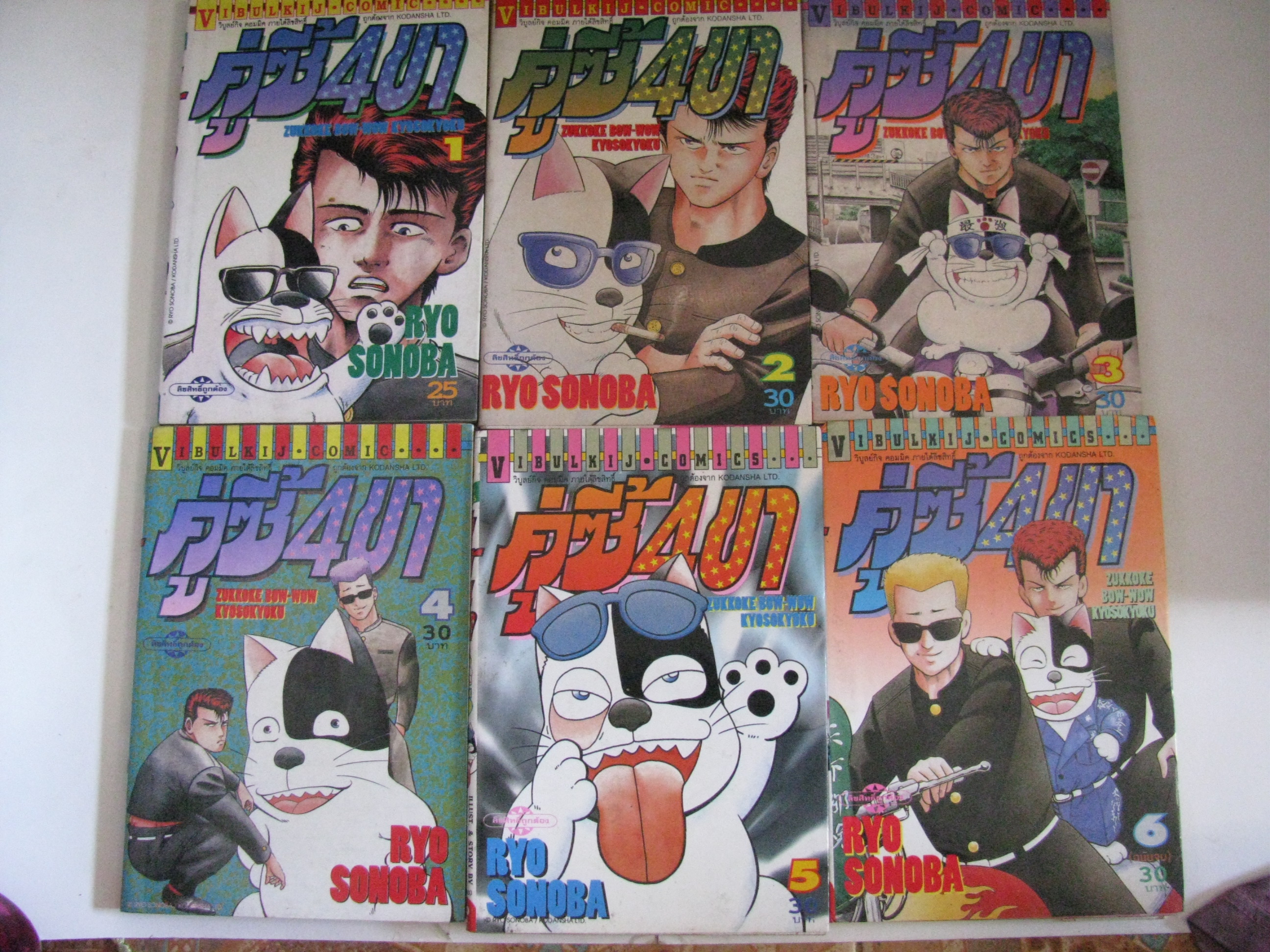 คู่ซี้ 4 ขา ชุด เล่ม 1-6 (6 เล่มจบ) RYO SONOBA เขียน ***สินค้าหมด***