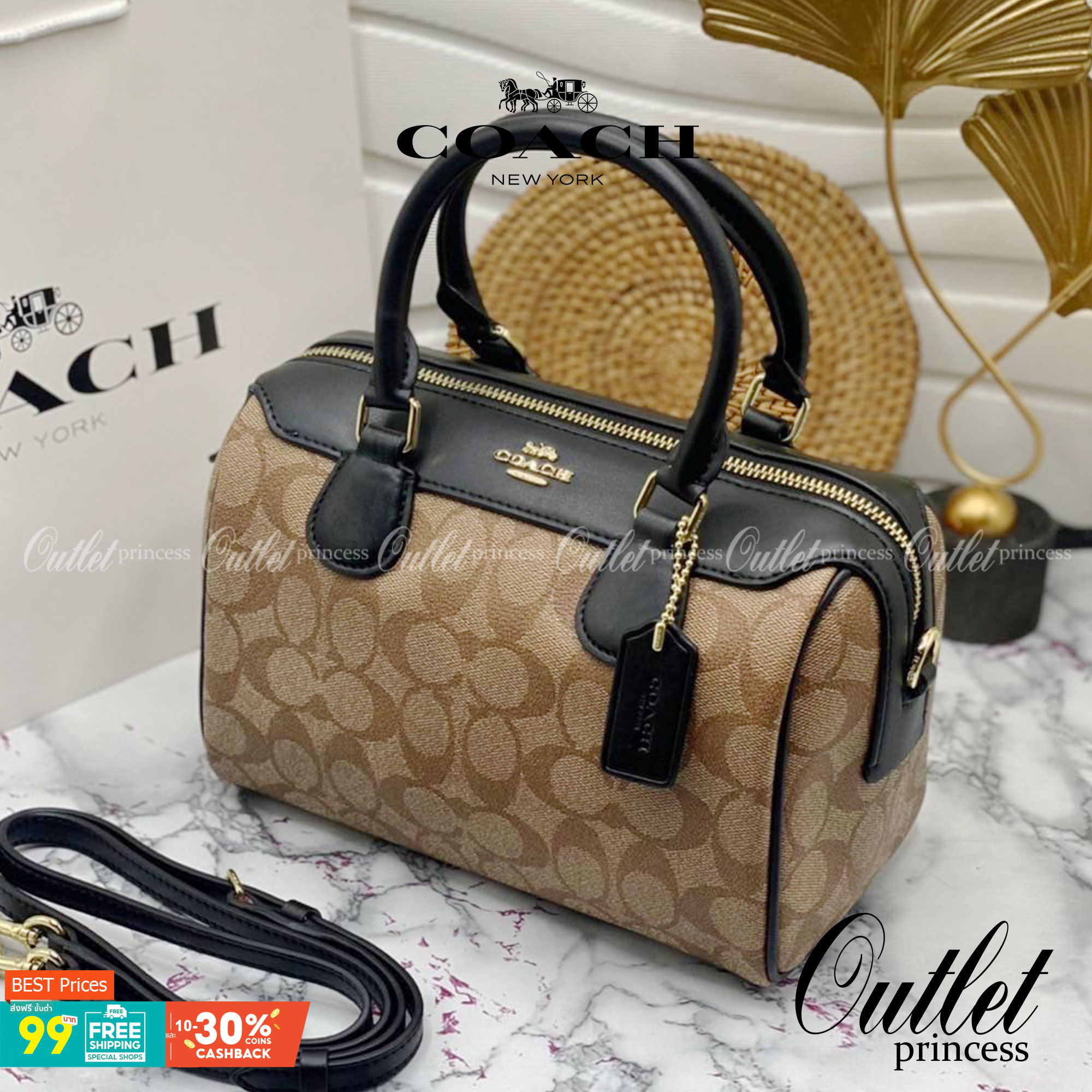 หมอน 9” COACH MINI BENNETT SATCHEL CROSSBODY BAG พร้อมส่ง ทรงฮิตของสาวๆค่ะ!! กระเป๋าถือ//สะพายข้าง จาก coach factory ทรงหมอน วัสดุลายหนังสวย หนังป่องยวบคืนตัวได้ดีมากๆค่ะ ด้านหน้าห้อยพวงแบรนด์ พร้อมมีโลโก้แบรนด์ เปิดปิดกระเป๋าด้วยซิป ภายในกว้าง ใส่กระเป๋า