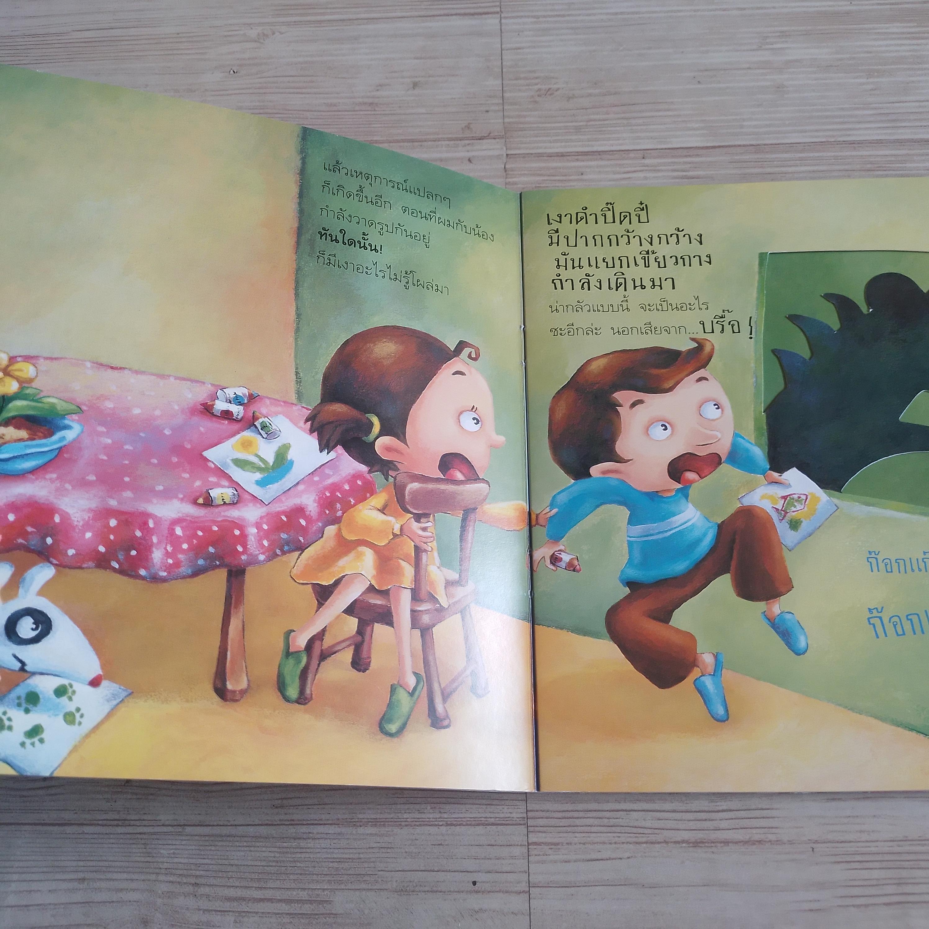 บ้านเรามีเงาประหลาด พิมพ์ครั้งที่ 11 พัชรี มีสุคนธ์ เรื่อง วินิจ ยีสมัน ภาพ