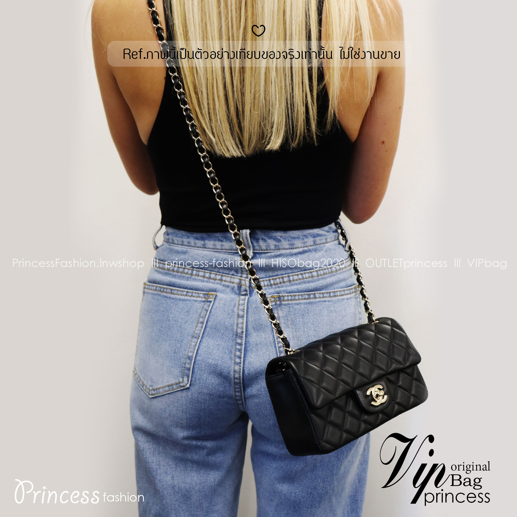 Chanel Classic mini flap bag กระเป๋าสะพายคลาสสิกรุ่นยอดนิยม ดีไซน์เรียบ หรูหรา สะพายแล้วขับผิว ไซส์มินิ สะพายเป็น everyday look หรือออกงานก็คลาสสิคสุดๆ!!