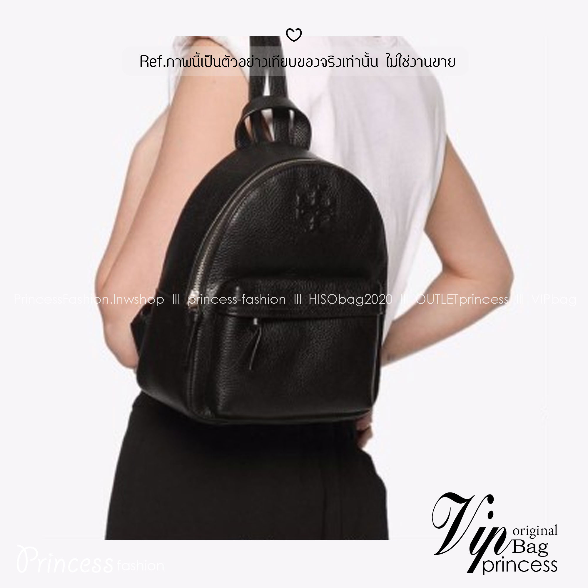 ory Burch Thea Mini Backpack คอลเลคชั่นใหม่ กระเป๋าเป้ไซส์มินิน่ารัก งานหนังเต็มใบสีดำสุดคลาสสิก ไอเท็มเด็ดที่ใครๆก็ต่างรอคอย!! ภายในเป็นช่องโล่ง ใส่ของสำคัญได้สบายๆ สายสะพายสามารถปรับได้ ใบนี้คุ้มค่าราคามากๆ