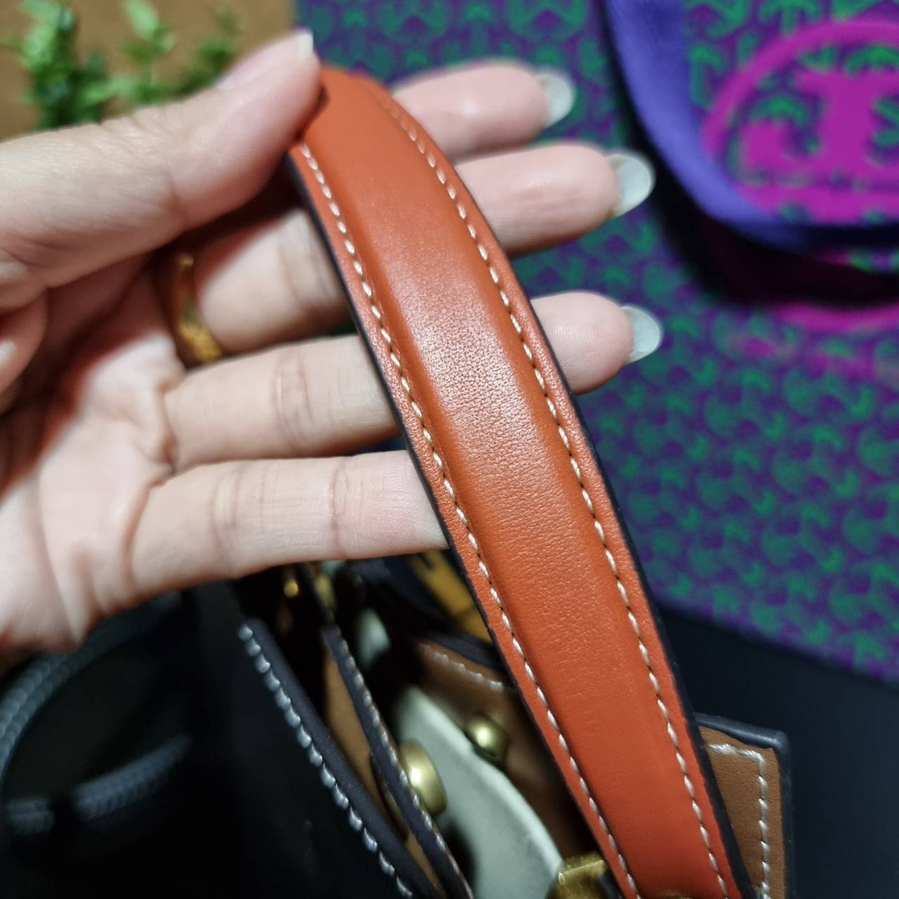 ของแท้ 💯% TORY BURCH LEE RADZIWILL PETITE DOUBLE BAG (BLACK)