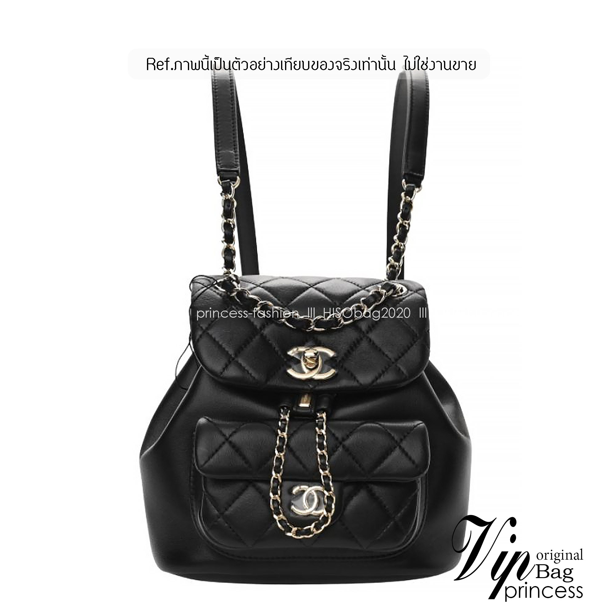 CHANEL MINI DUMA BACKPACK BLACK กระเป๋าเป้ไซส์มินิ รุ่นยอดนิยม เกรดออริ ท็อป สลับแท้ 1:1 ผ่านทุก ตม ใช้งานต่างประเทศได้