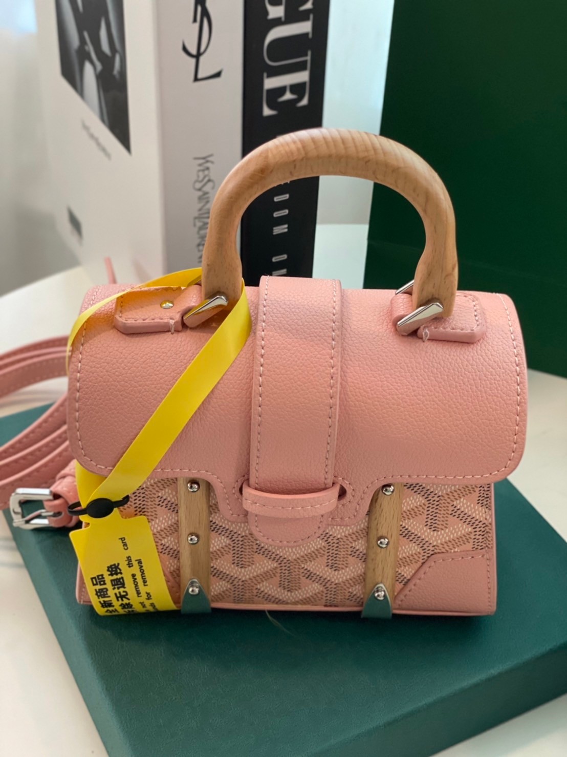 GOYARD SAIGON SIZE MINI 15cm เกรดท็อปออริเทียบแท้ ใช้สลับแท้ได้ ใช้งานต่างประเทศได้ Box set