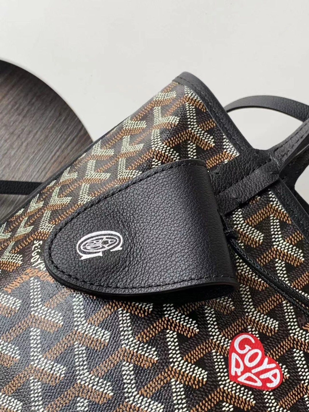 GOYARD Anjou Mini Bag Little Heart Shape กระเป๋าทรงโท้ทมินิ หนังแท้สวยเป๊ะ เกรดท็อปออริ สลับแท้ 1:1 เกรดดีสุด ใช้ต่างประเทศได้ ผ่านทุก ตม.