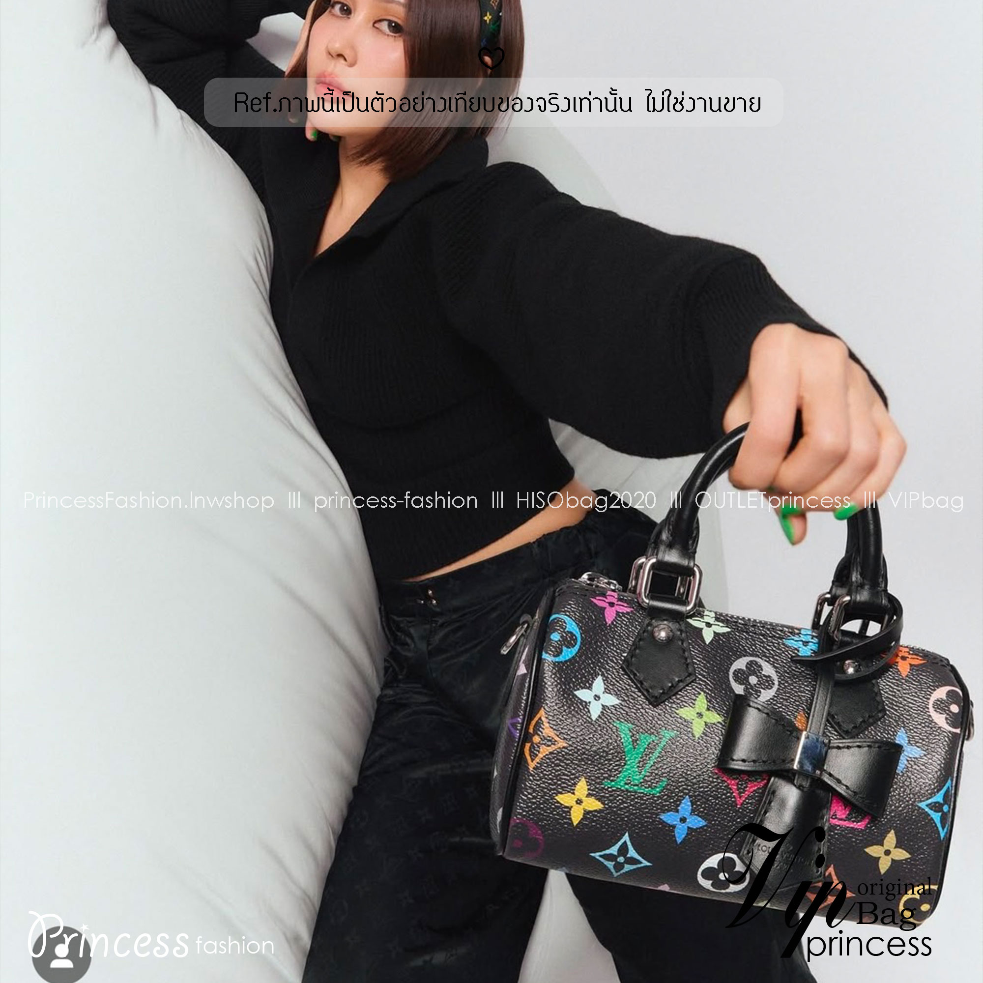 ORI | LV x TM Nano Speedy Bag Murakami กระเป๋าสะพายสปีดี้นาโนไซส์เล็ก เผยความมีชีวิตชีวาปรับดีไซน์โทนสีสดใส สวยเรียบหรู ผู้ดี แต่งแต้มดีเทลจากคอลเลคชั่น LV x Murakami คอมพลีตลุคด้วยที่ห้อยกุญแจรูปโบว์สุดเอ็กซ์คลูซีฟ