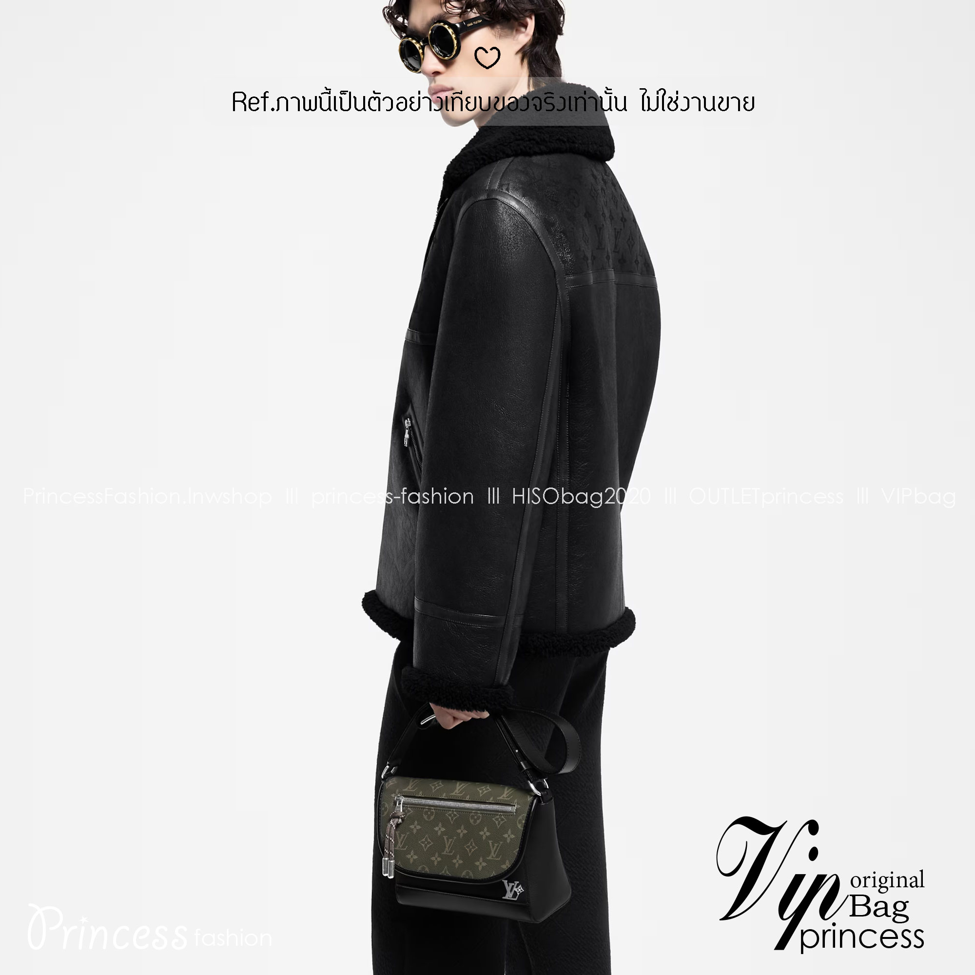 VVIP หนังแท้ เกรดดีสุด 1:1 | LV Pulse Messenger กระเป๋าทรงแมสเซ็นเจอร์รุ่นใหม่ล่าสุดจากแบรนด์ หนังลายเกรนผสมแคนวาสโมโนแกรม