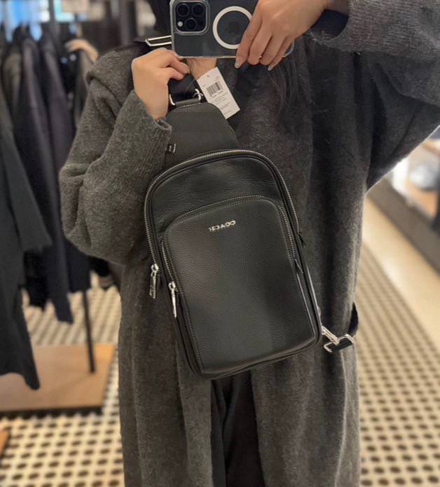 พร้อมส่ง 4 สี COACH Ethan Pack In Signature Canvas / COACH GRAHAM PACK กระเป๋าคาดอก 🧡 เกรดท็อปออริจินอล 1:1 สลับแท้ เกรดดีสุด ใช้งานต่างประเทศได้