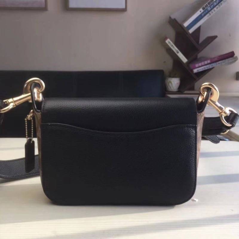 COACH SMALL JES MESSENGER WITH SIGNATURE CANVAS STRAP