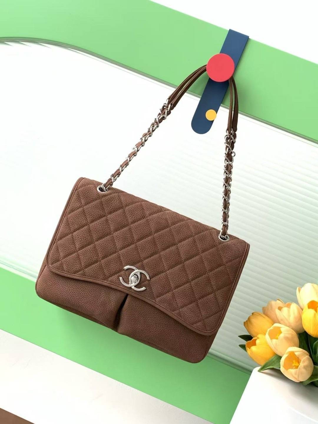 สลับแท้ New Chanel Classic flap bag (Ori)เทพ กระเป๋าสะพายหนังแท้ รุ่นวินเทจ เกรดดีสุด ผ่านทุก ตม 🤍 เกรดสั่งตัด ท็อปวีไอพี สลับแท้ 1:1 ภาพถ่ายจากงานขายจริง ใช้งานต่างประเทศได้