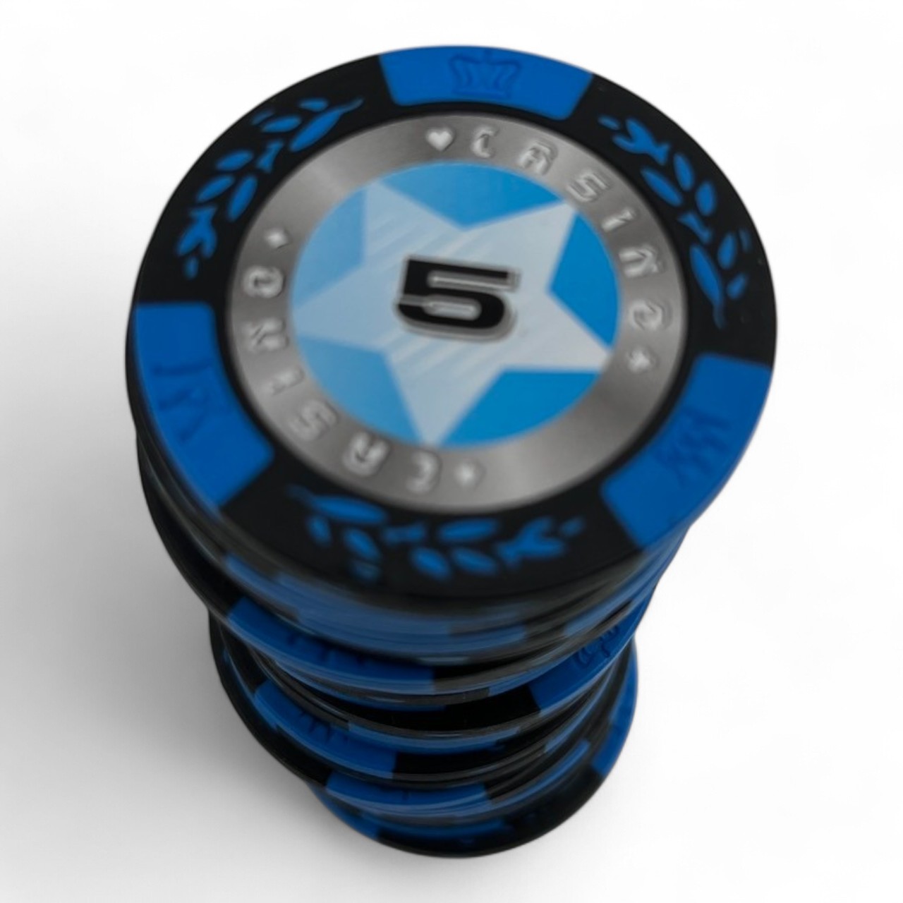 ชิปโป๊กเกอร์เกรดพรีเมี่ยมCASINO แบบแยกเหรียญ น้ำหนัก14g.(Chip poker)