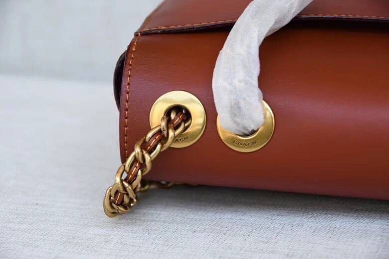 Coach Madison Shoulder Bag in Signature Signature coated canvas and refined calf leather