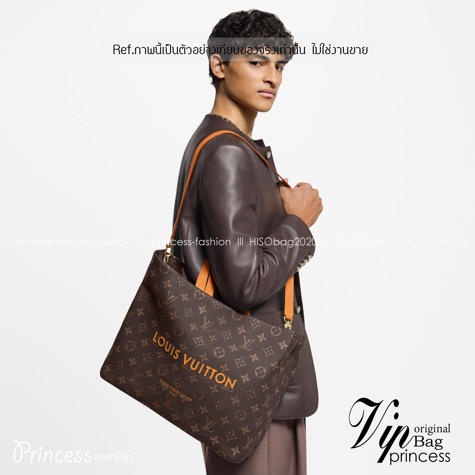 LV Shopper Tote bag Monogram pattern กระเป๋าสะพายทรงโท้ท shopper มี 3 ขนาด สวยคลาสสิค พกพาสะดวก ใช้งานง่ายสุดๆ